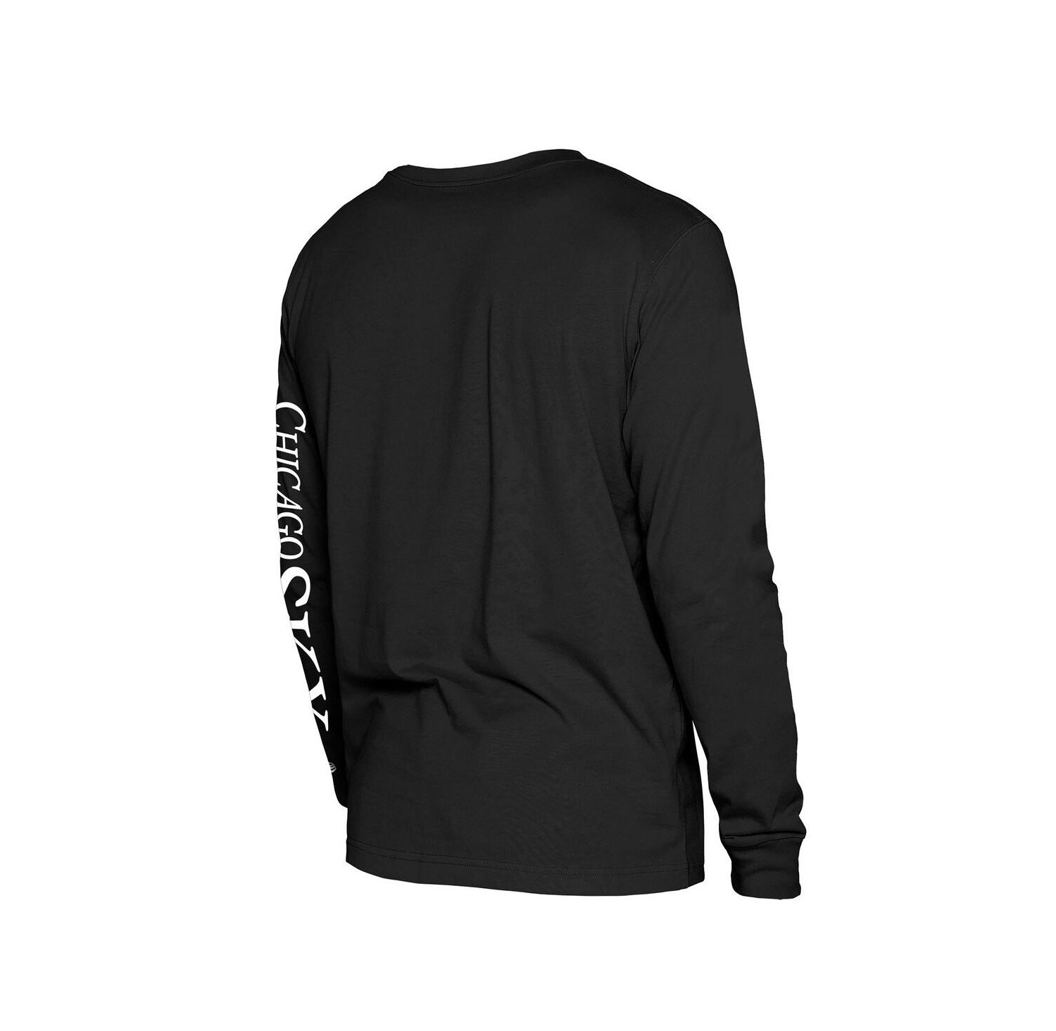 Men's Black Chicago Sky Old School Sport Long Sleeve T-Shirt