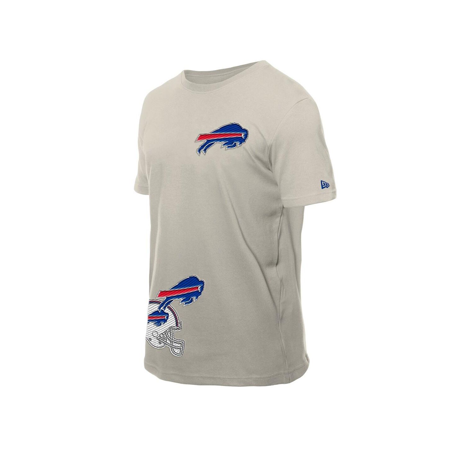 Men's Light Beige Buffalo Bills Multi Patch T-Shirt