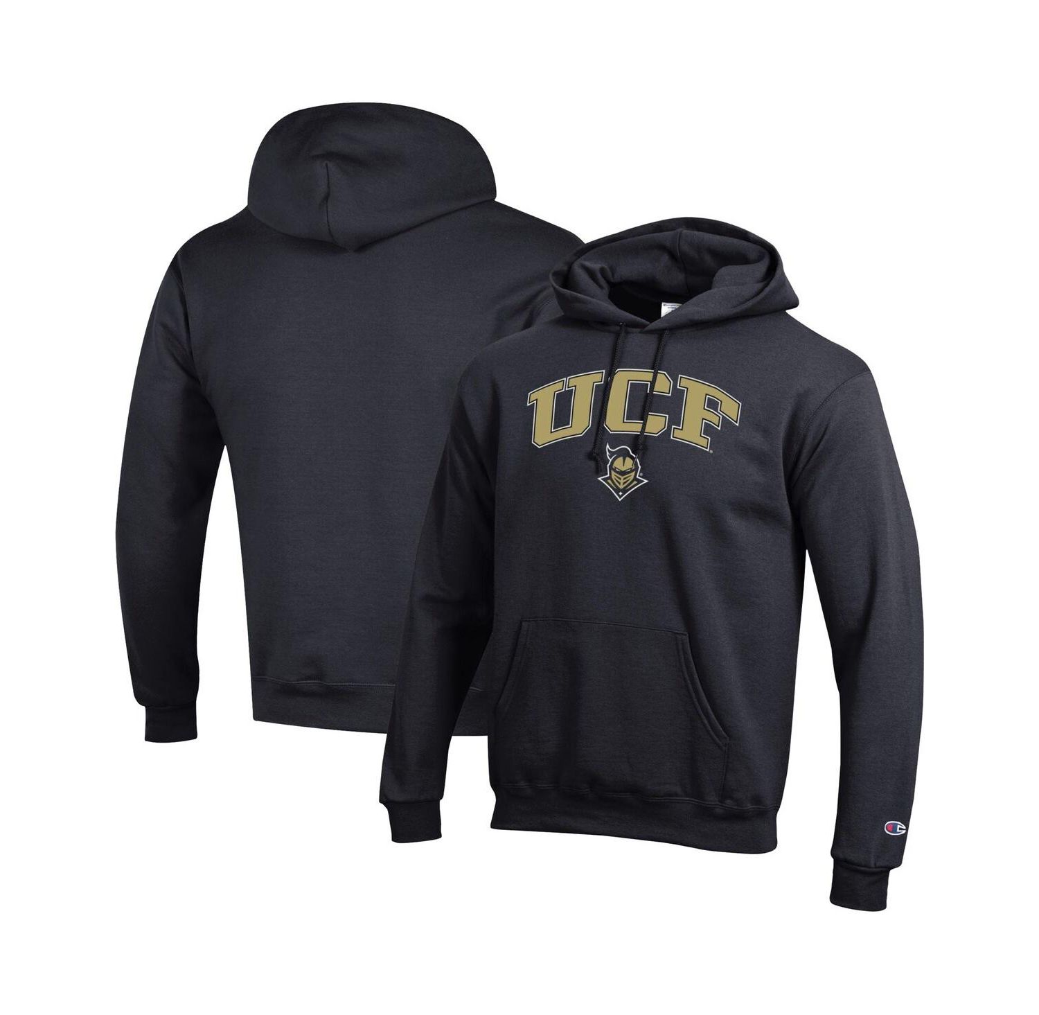 Men's Black UCF Knights Arch Over Logo Pullover Hoodie