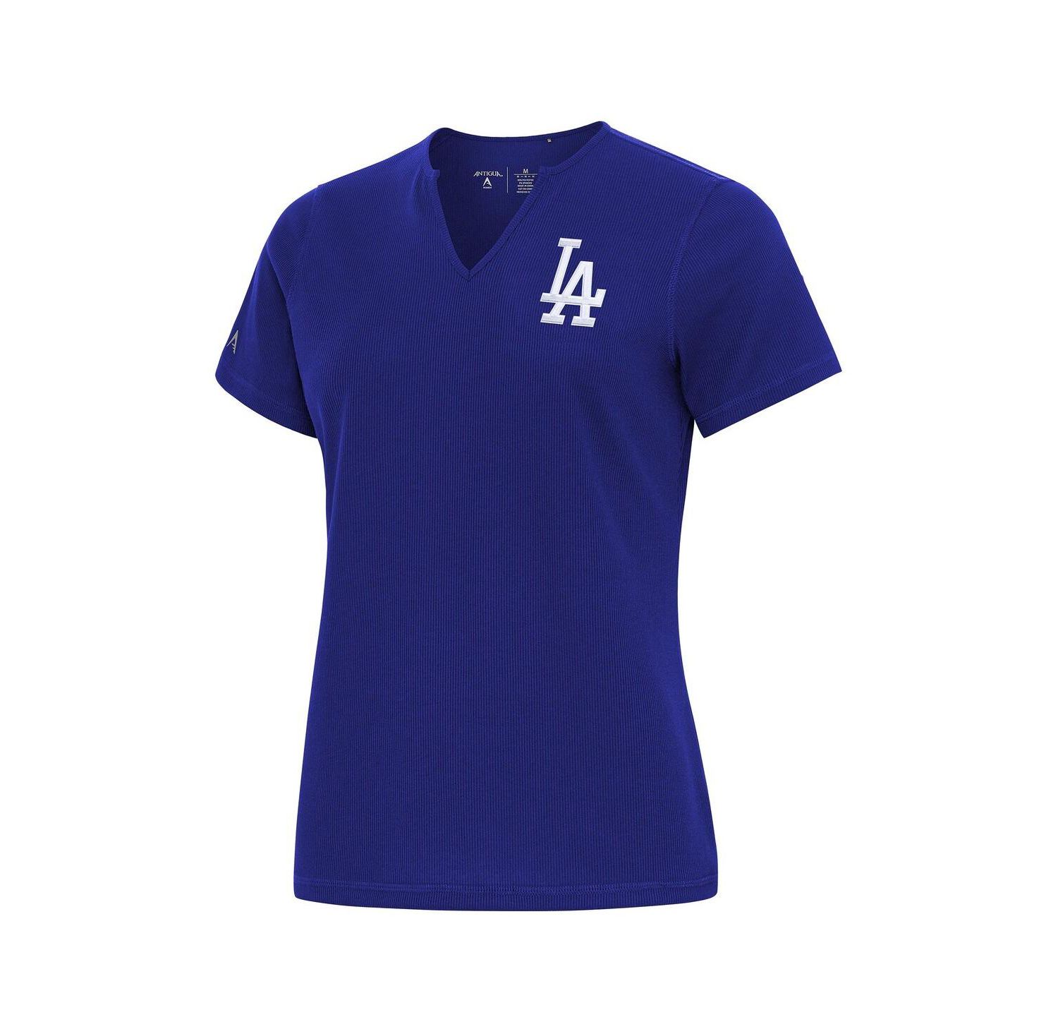Women's Royal Los Angeles Dodgers Notch Neck T-Shirt