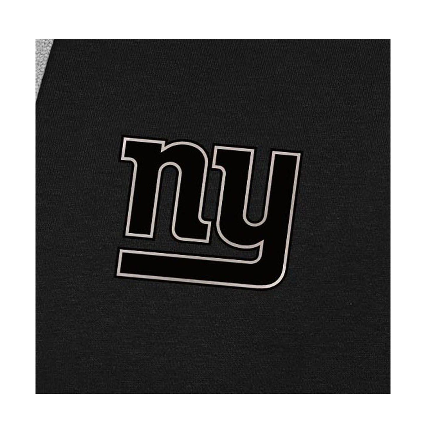 Мужское худи Antigua Black New York Giants Brushed Carbon Victory Pullover — фото 4