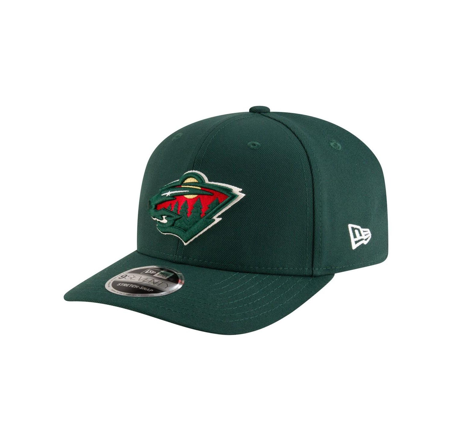 Men's Green Minnesota Wild 9SEVENTY Stretch-Snap Adjustable Hat