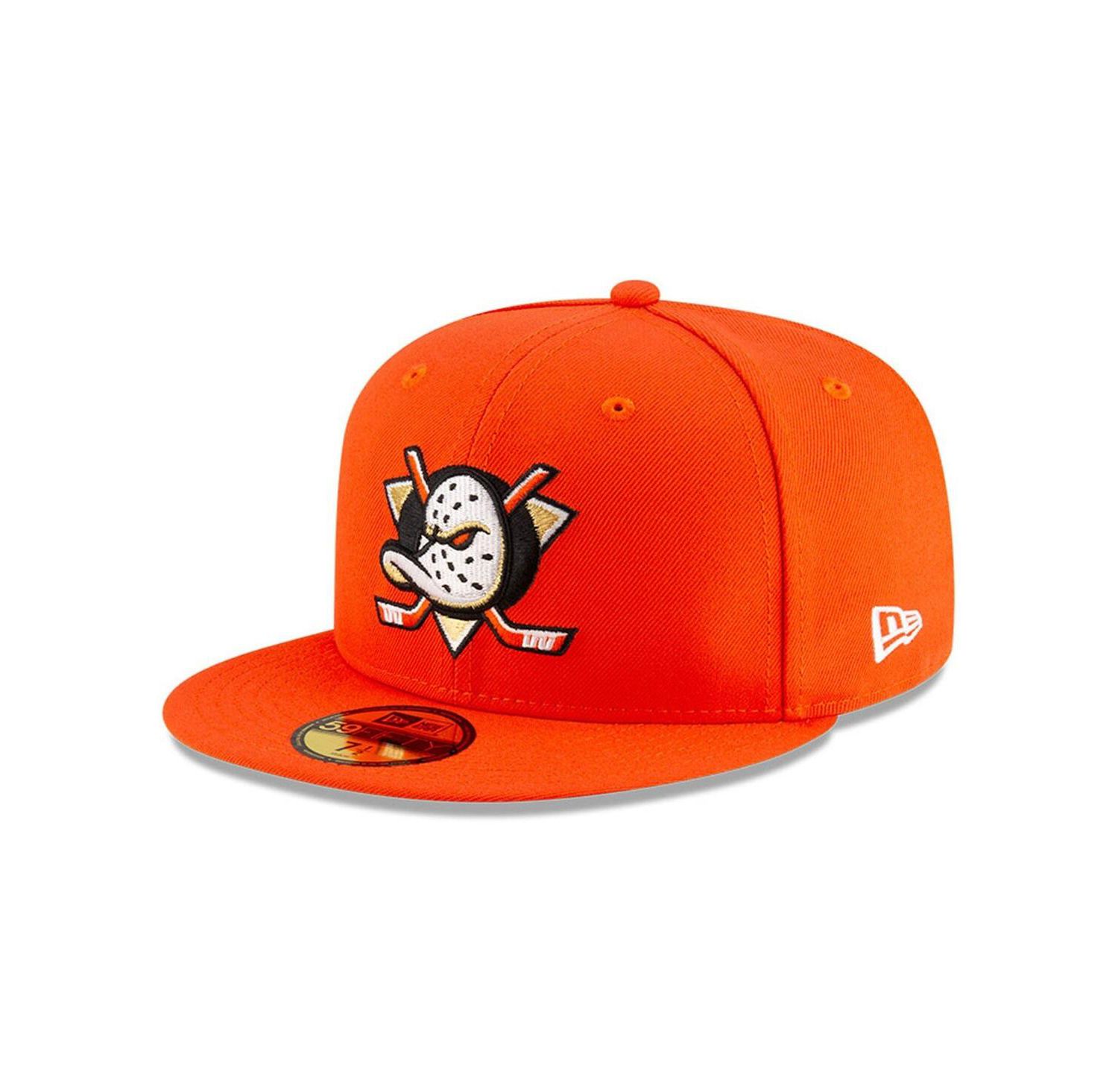 Men's Orange Anaheim Ducks Core 59FIFTY Fitted Hat