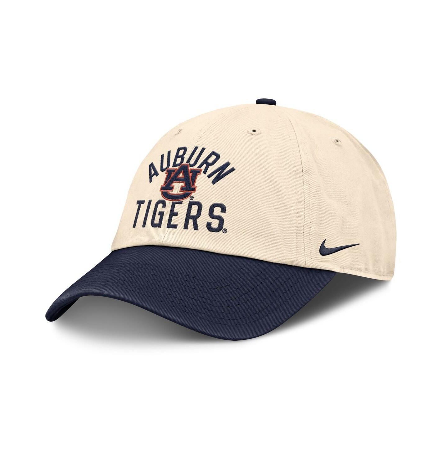 Кепка Nike Natural Auburn Tigers 2026 Primetime Natural 2-Tone Club Adjustable Hat — фото 1