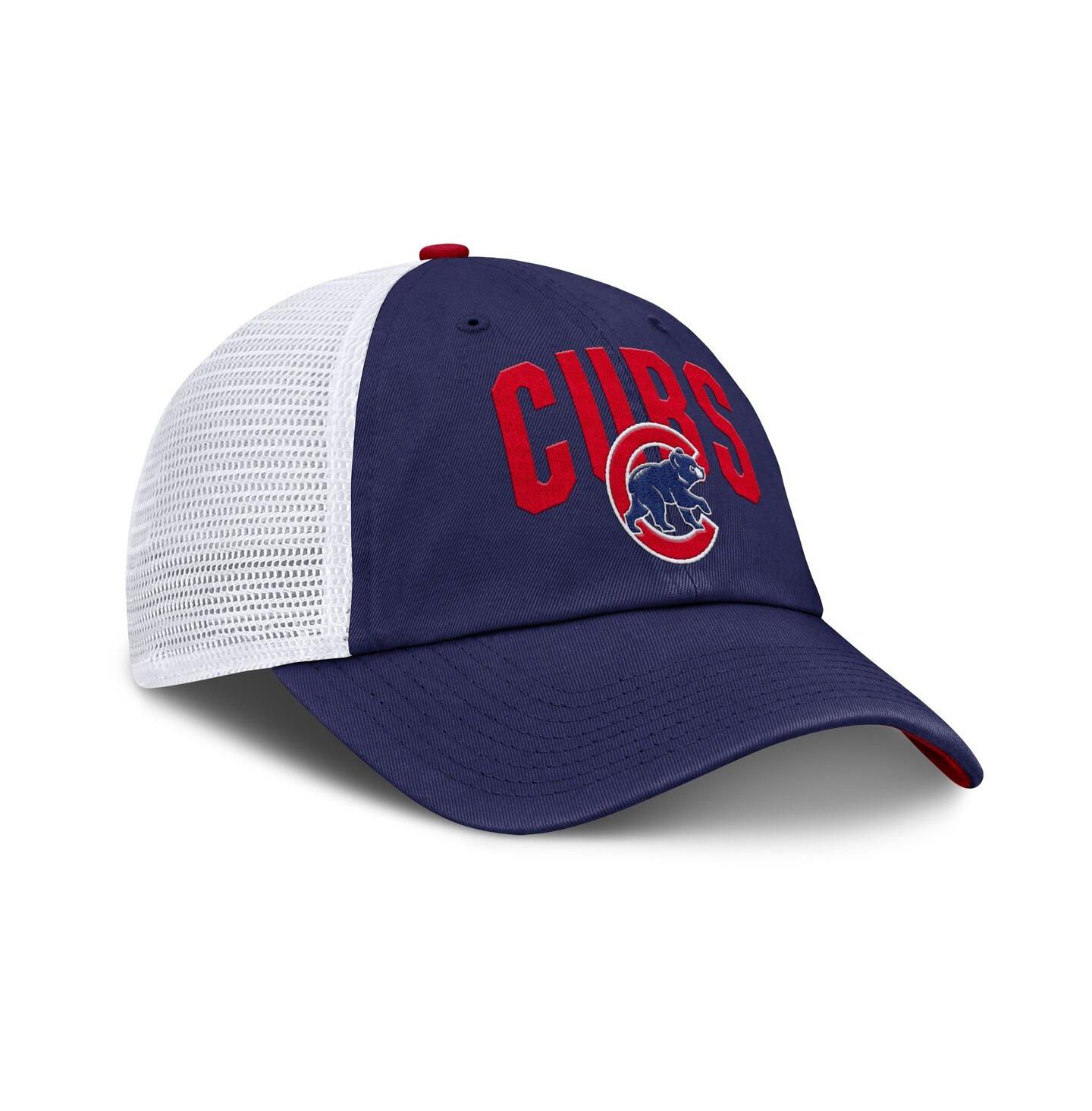 Мужская кепка Nike Royal Chicago Cubs Primetime Club Adjustable Trucker Hat — фото 3