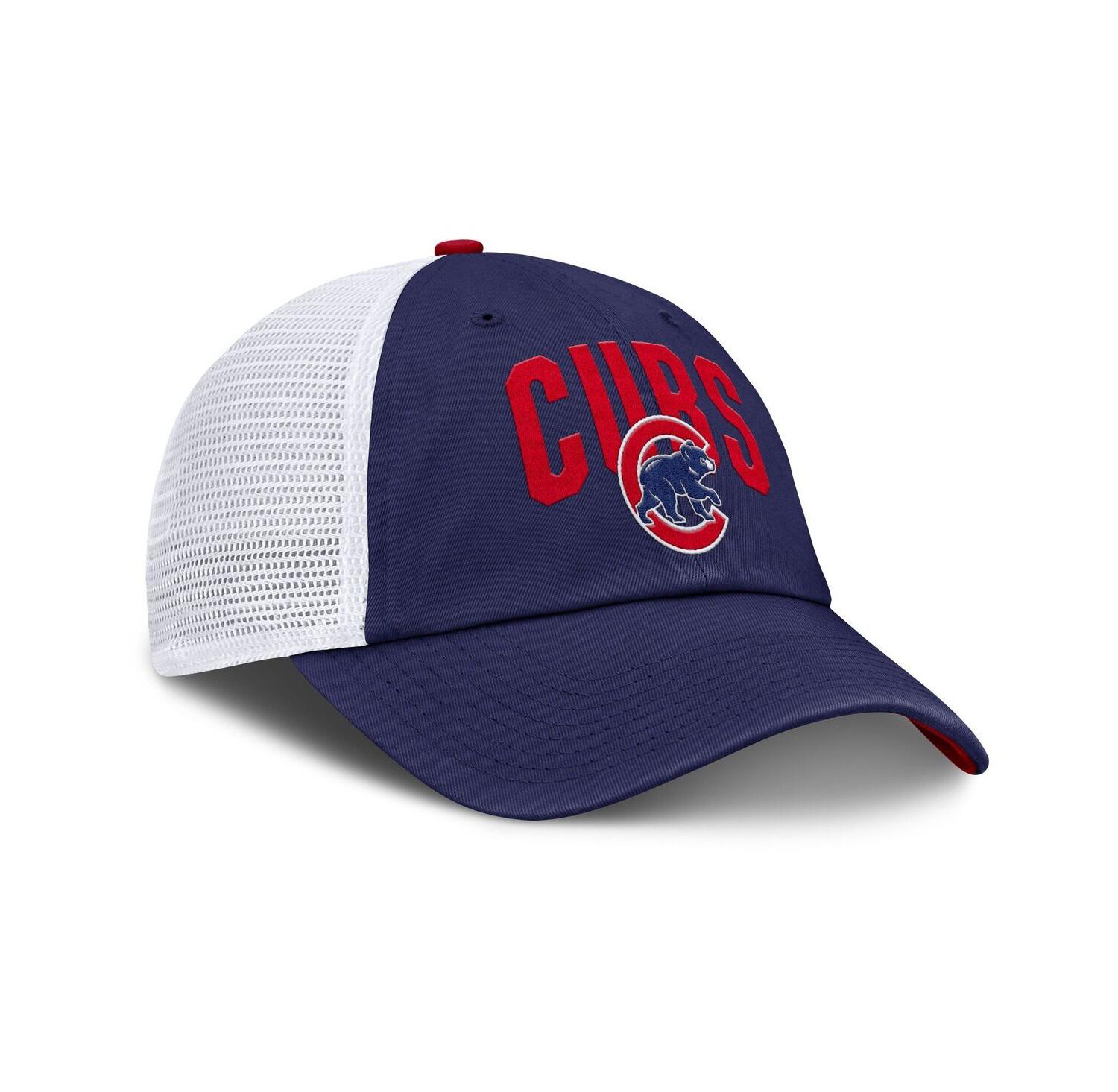 Men's Royal Chicago Cubs Primetime Club Adjustable Trucker Hat