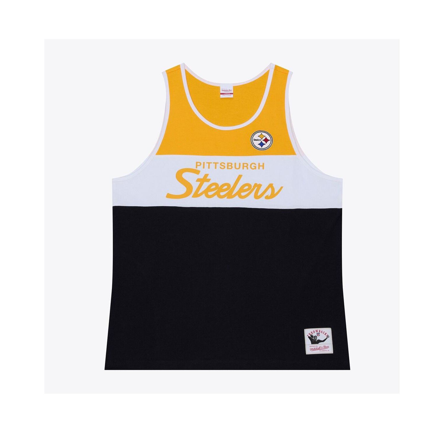 Men's Black/Gold Pittsburgh Steelers Head Coach Tank Top