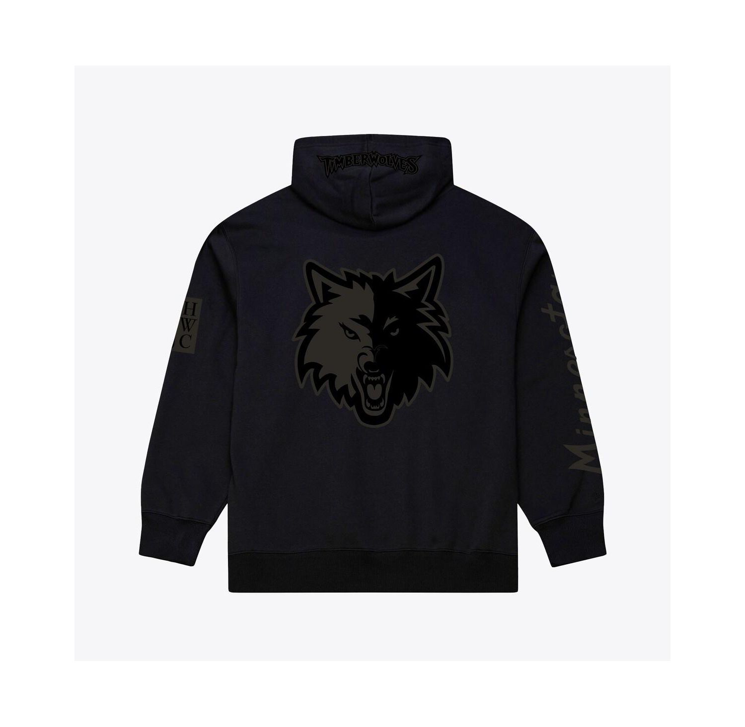 Men's Black Minnesota Timberwolves Phantom Fleece Hoodie