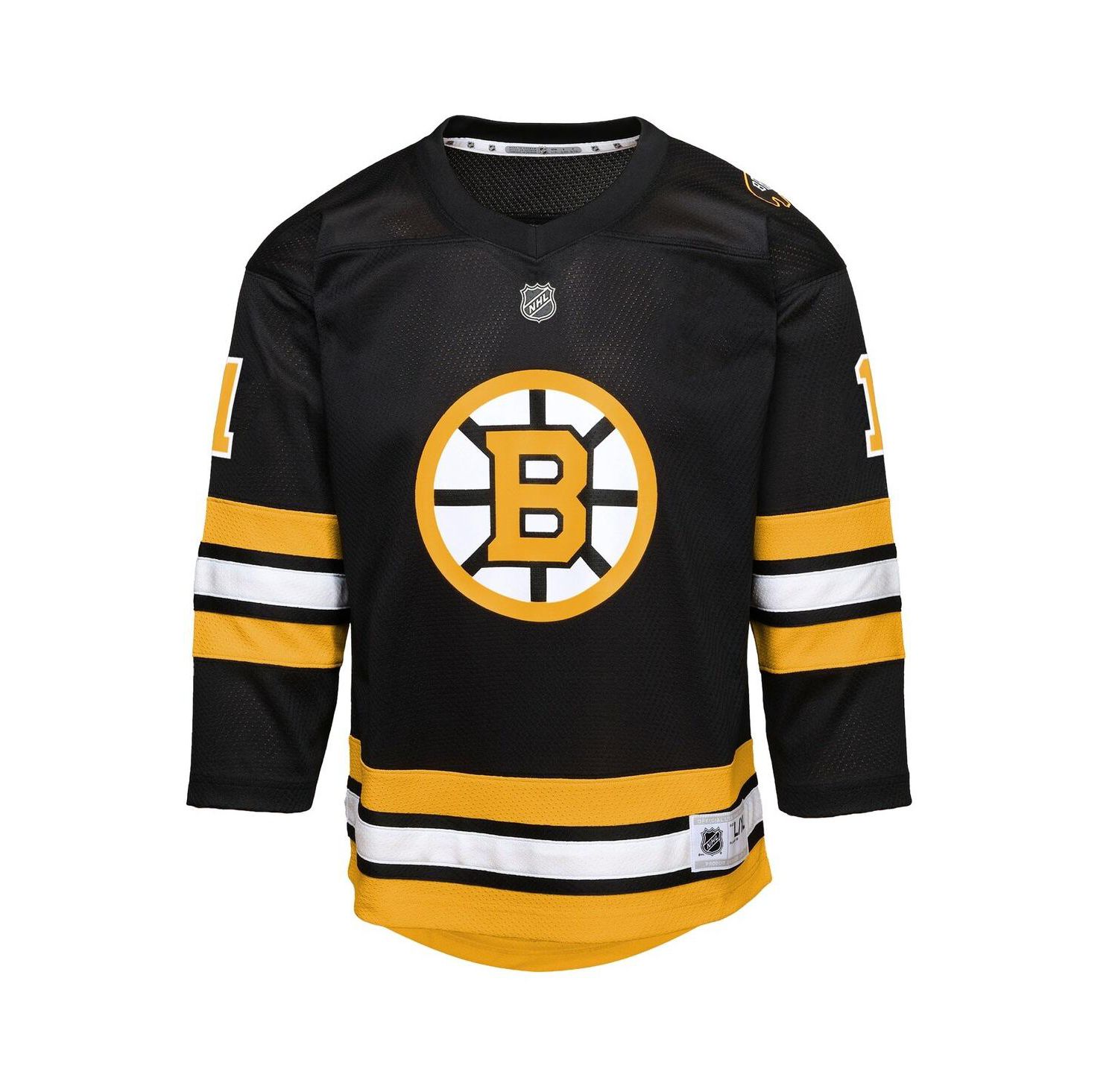 Big Boys and Girls Jeremy Swayman Black Boston Bruins Home Replica Jersey