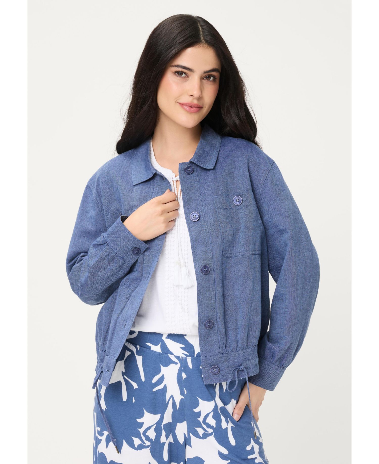 Women's Linen-Cotton Jacket