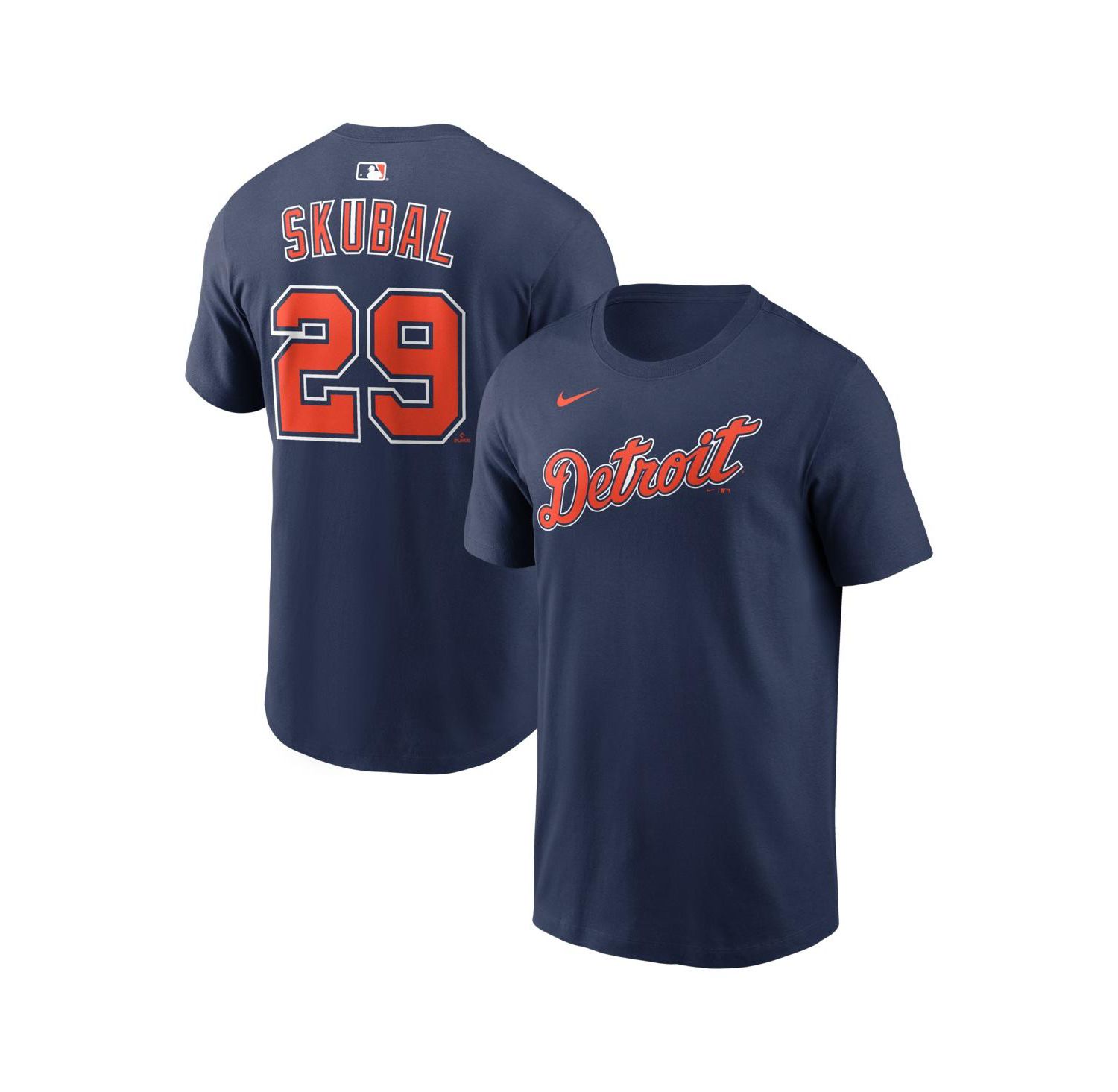 Men's Tarik Skubal Navy Detroit Tigers Name & Number T-Shirt