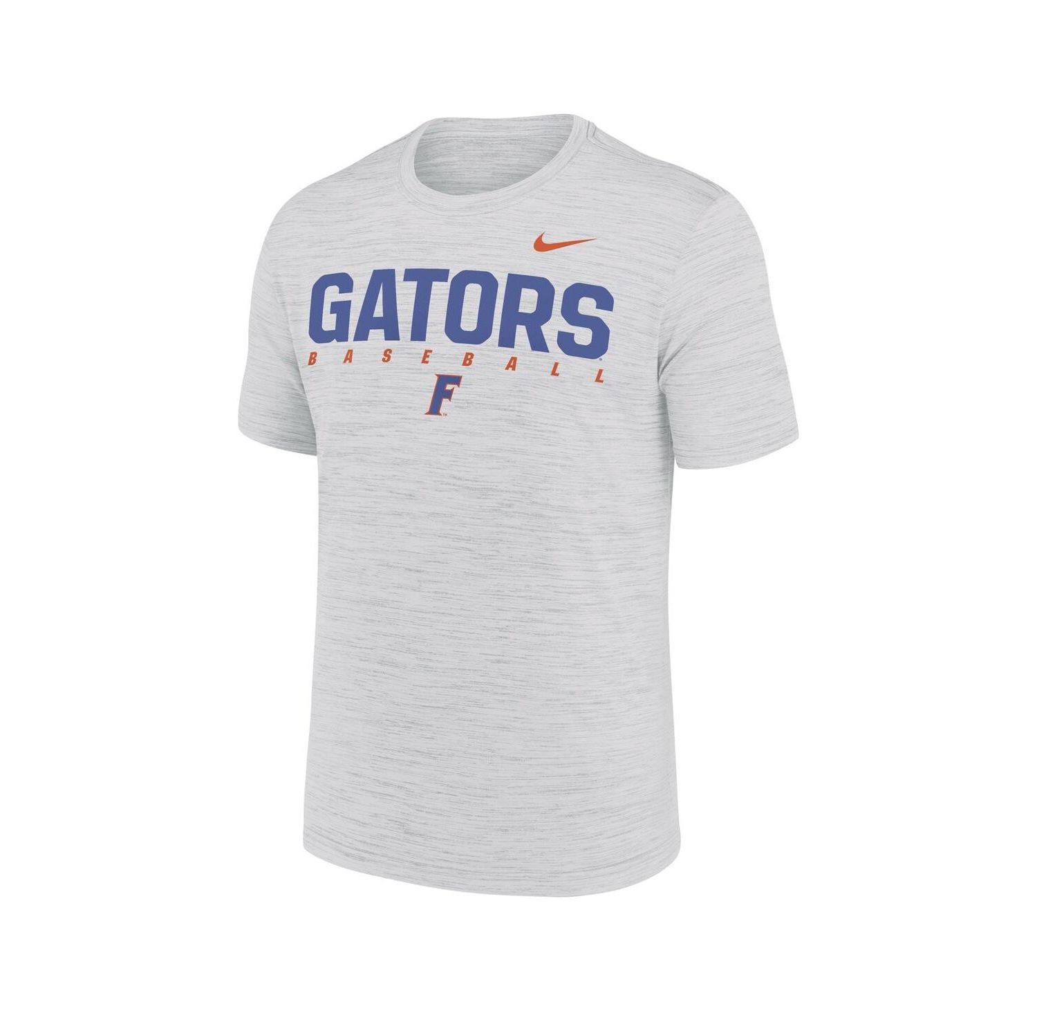 Men's White Florida Gators Dugout Velocity Dri-FIT T-Shirt