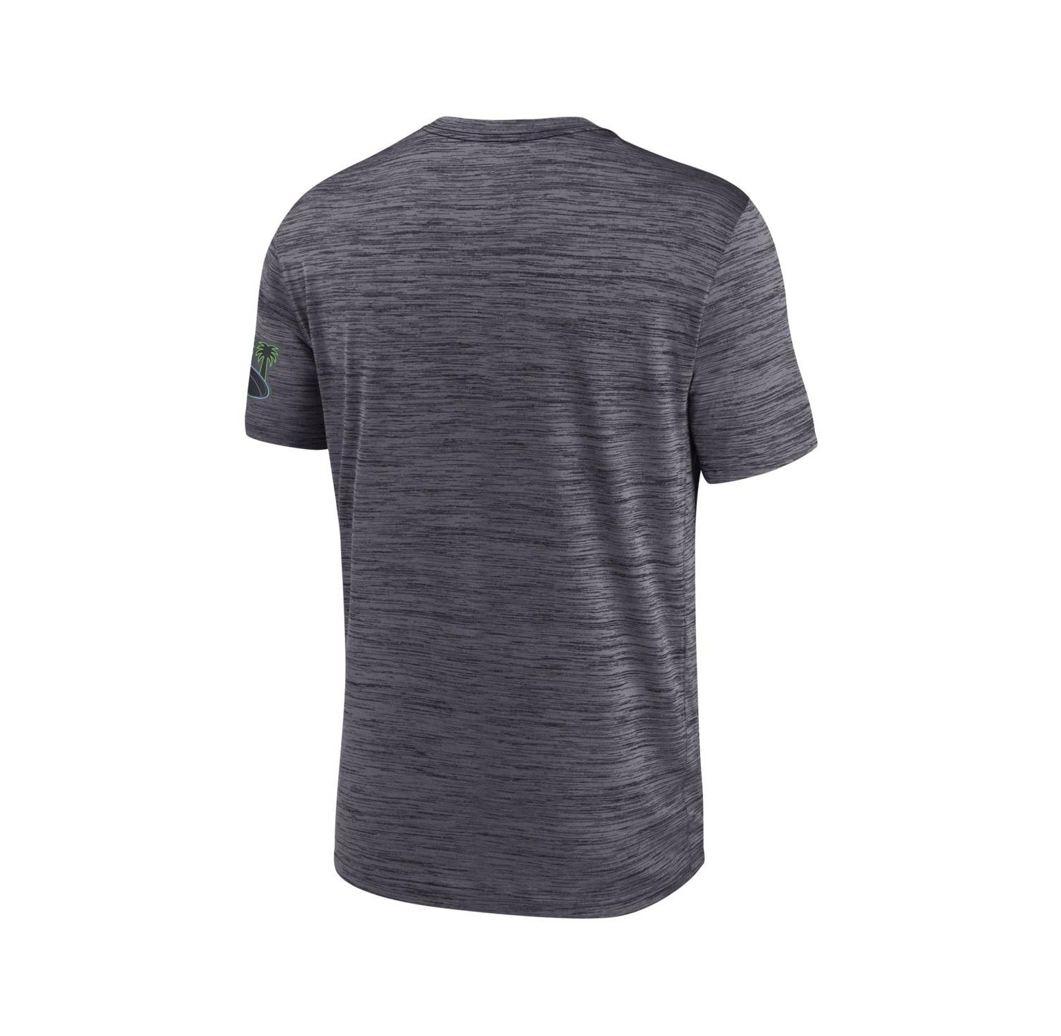 Men's Black Tampa Bay Rays Authentic Collection City Connect Velocity Dri-FIT T-Shirt