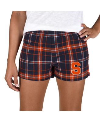 Women's Navy/Orange Syracuse Orange Ultimate Flannel Shorts