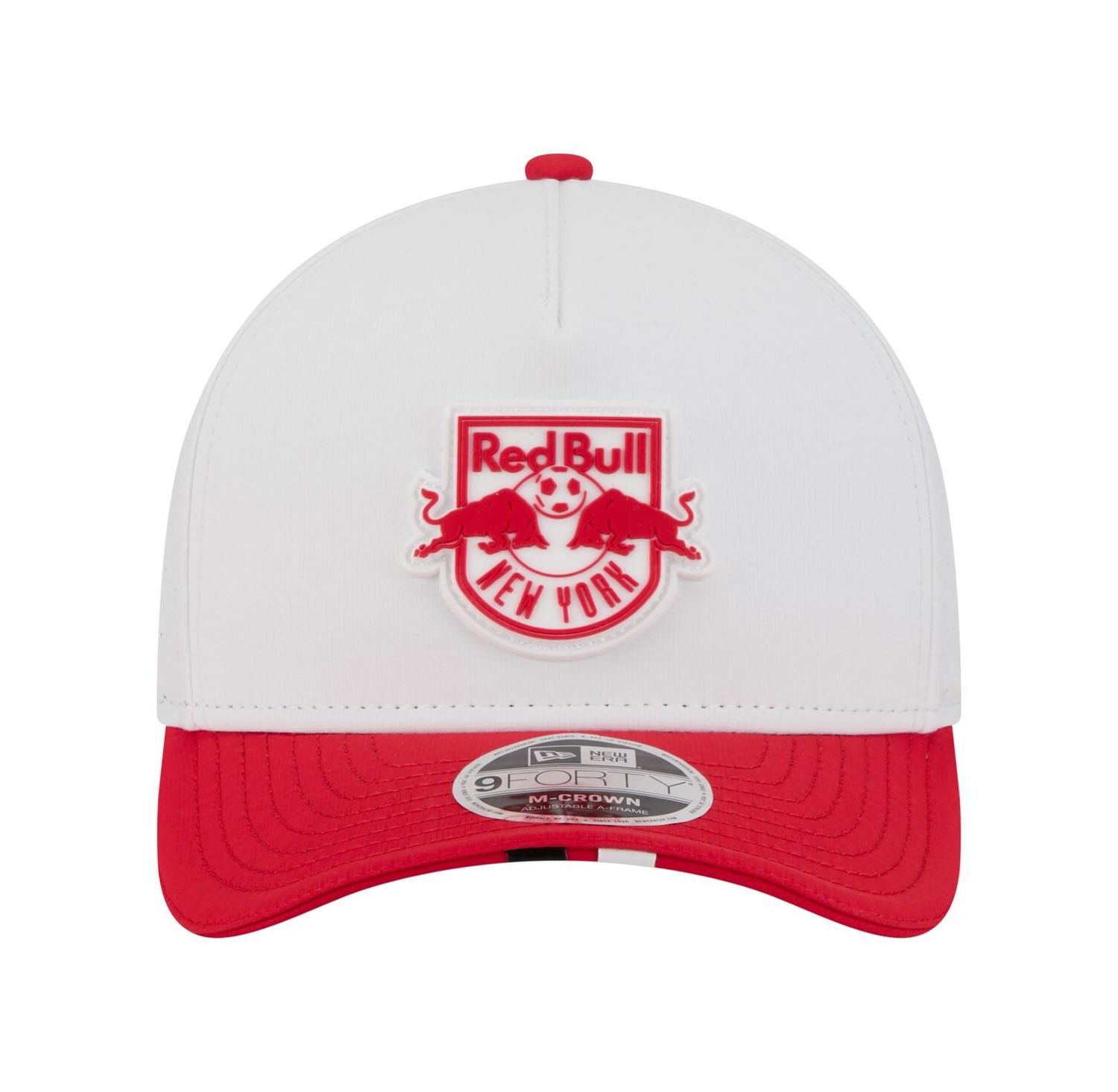 Men's White New York Red Bulls 2026 MLS Kick Off 9FORTY M-Crown A-Frame Adjustable Hat