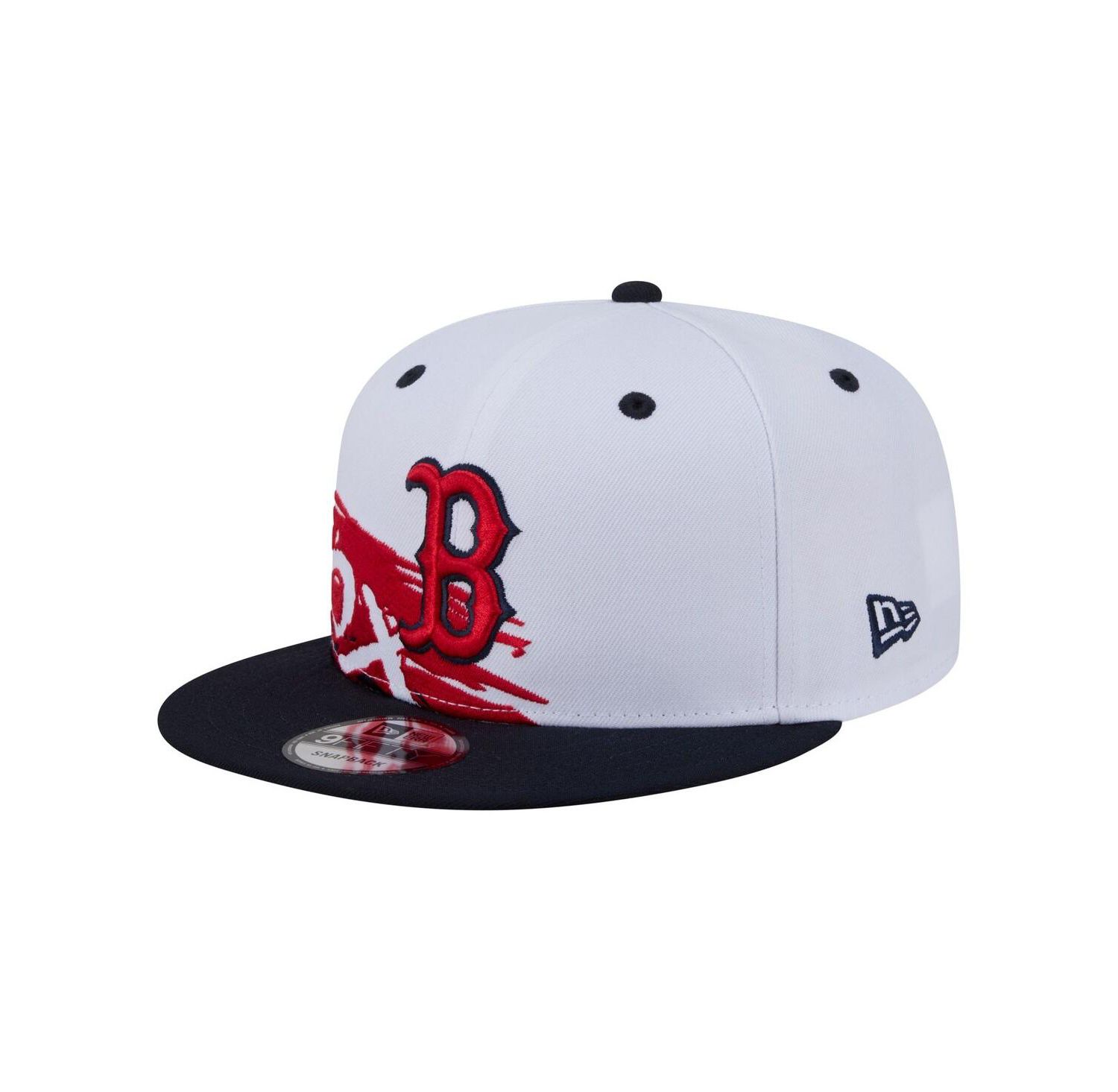 Men's White/Navy Boston Red Sox 9FIFTY Snapback Hat