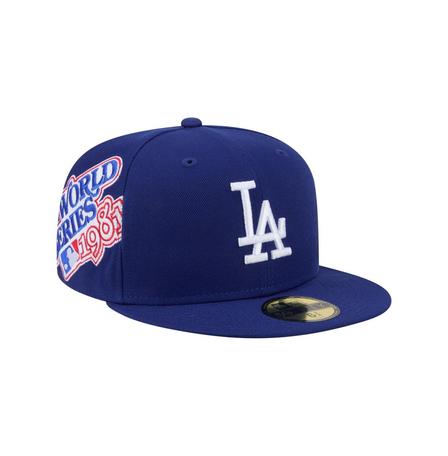 Мужская кепка New Era Royal Los Angeles Dodgers Hidden Hit 59FIFTY Fitted Hat — фото 1