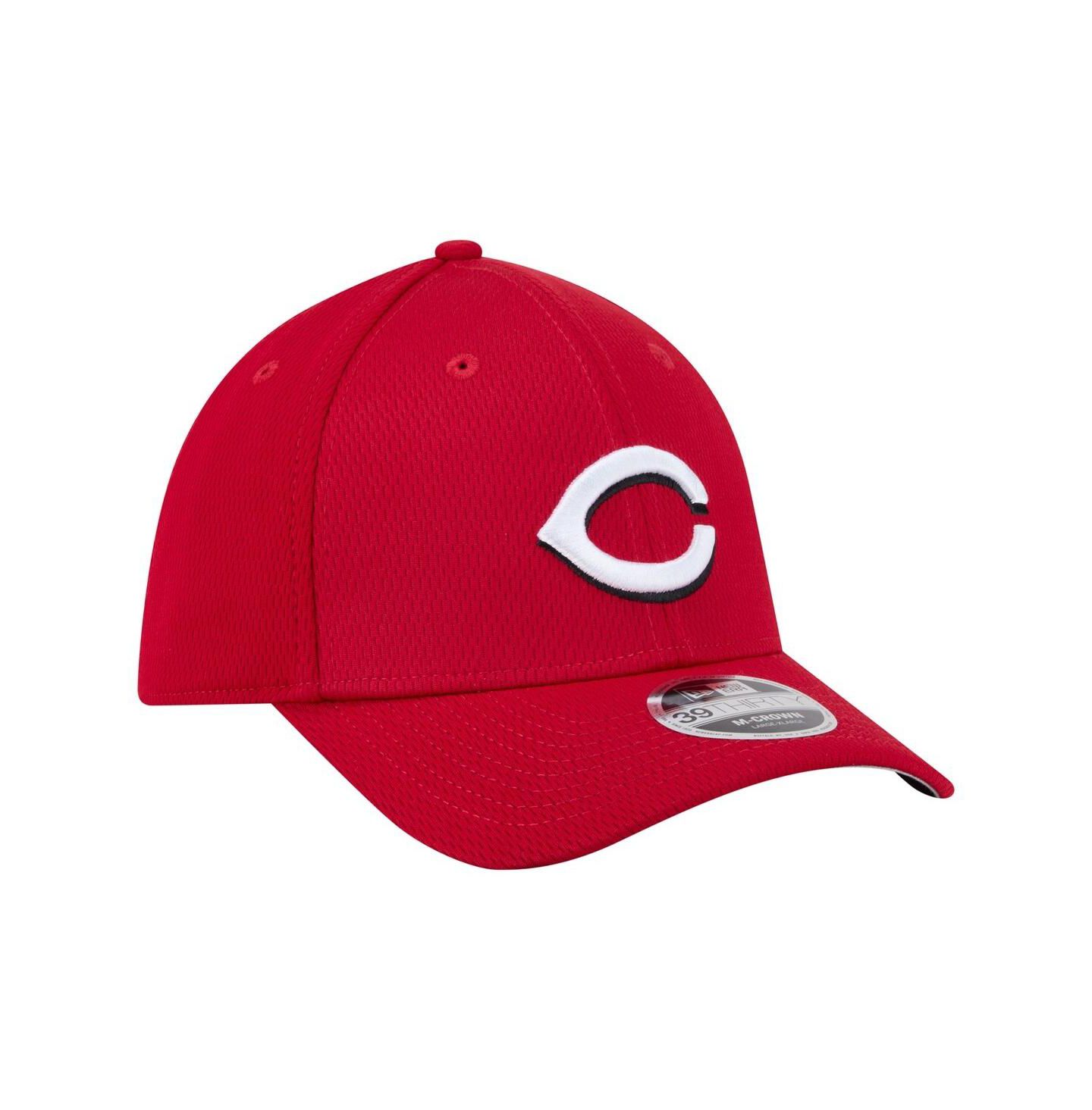 Мужская кепка New Era Red Cincinnati Reds Dash 39THIRTY Flex Hat — фото 3