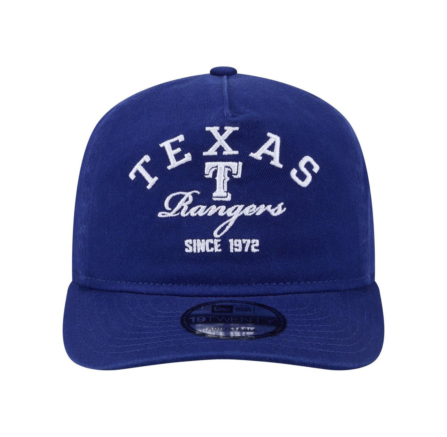 Men's Royal Texas Rangers Stacked 19TWENTY Adjustable Hat