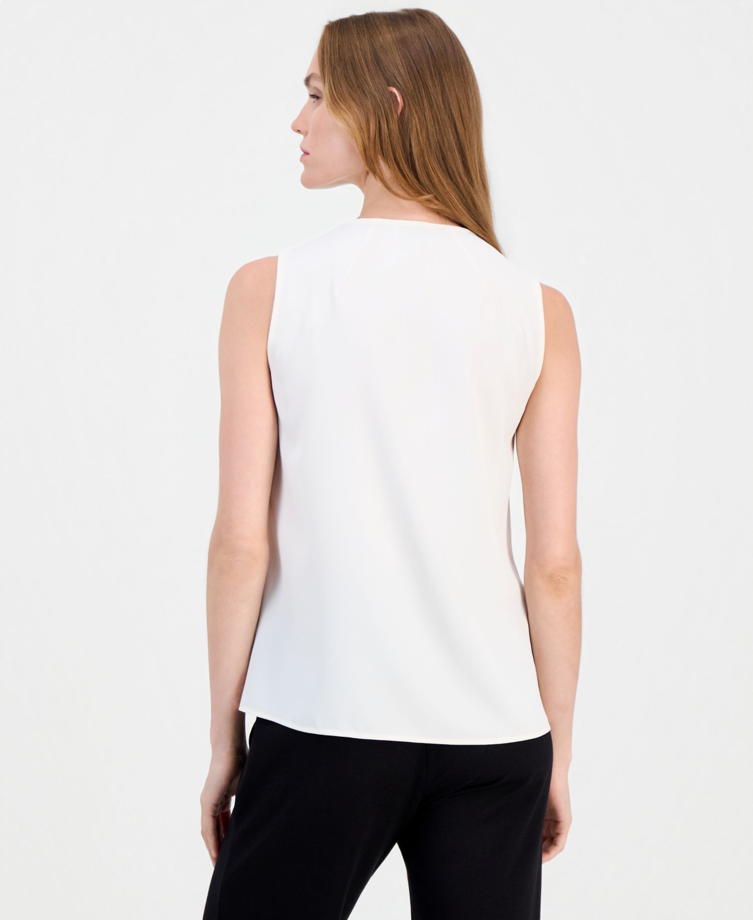 Women's Keyhole Sleeveless Blouse