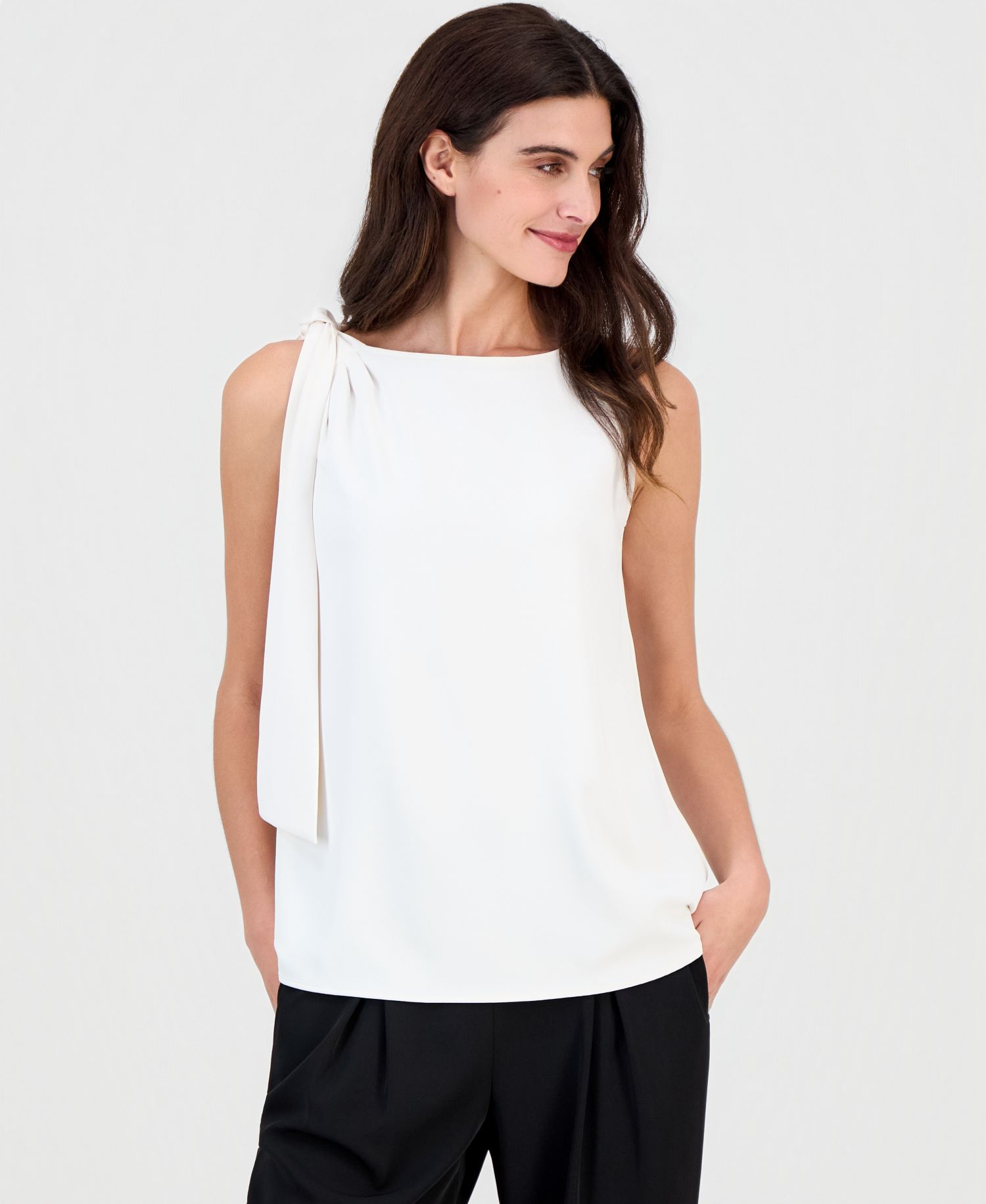 Women's Tie-Shoulder Sleeveless Blouse