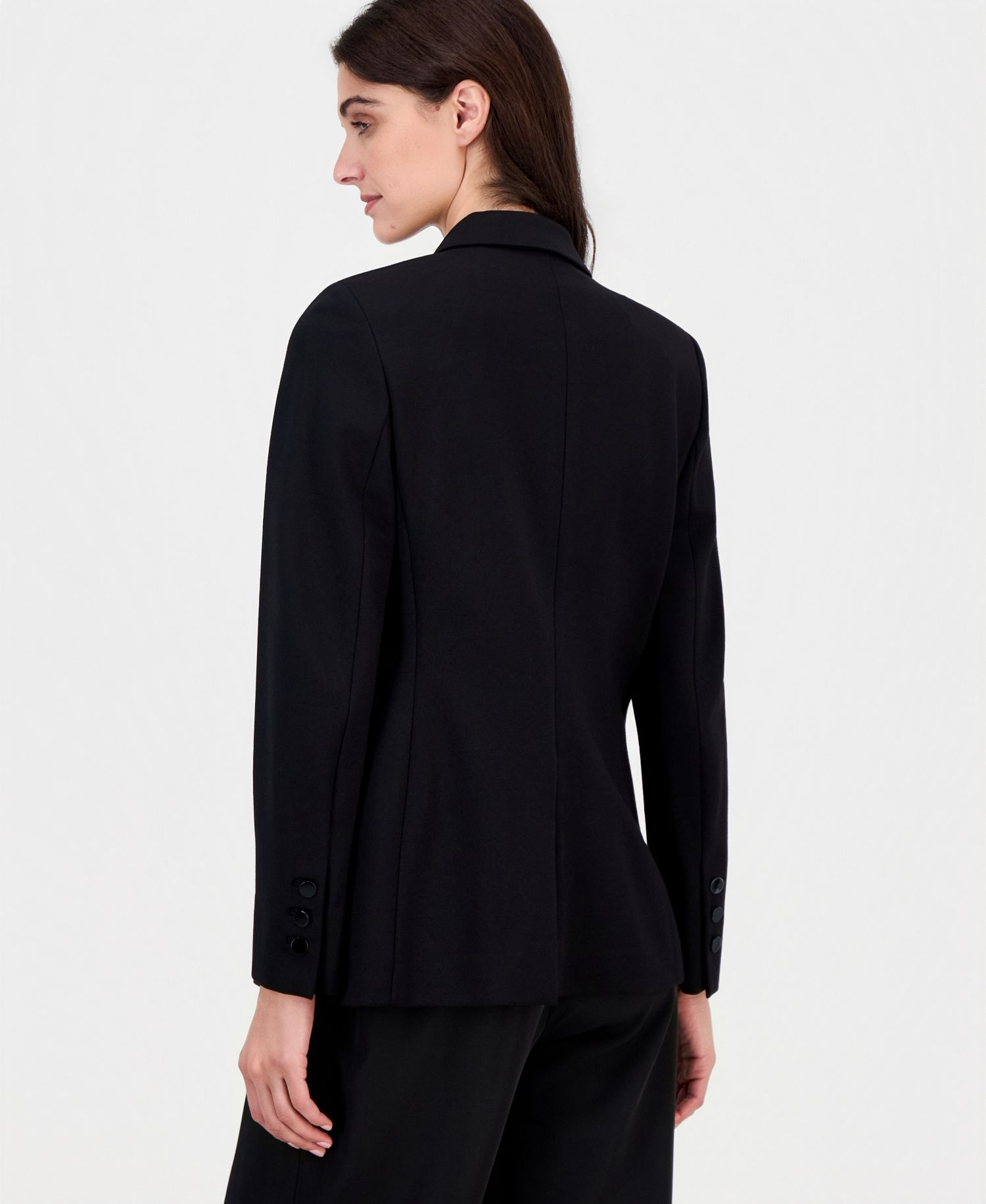Petite Triple-Pocket One-Button Jacket