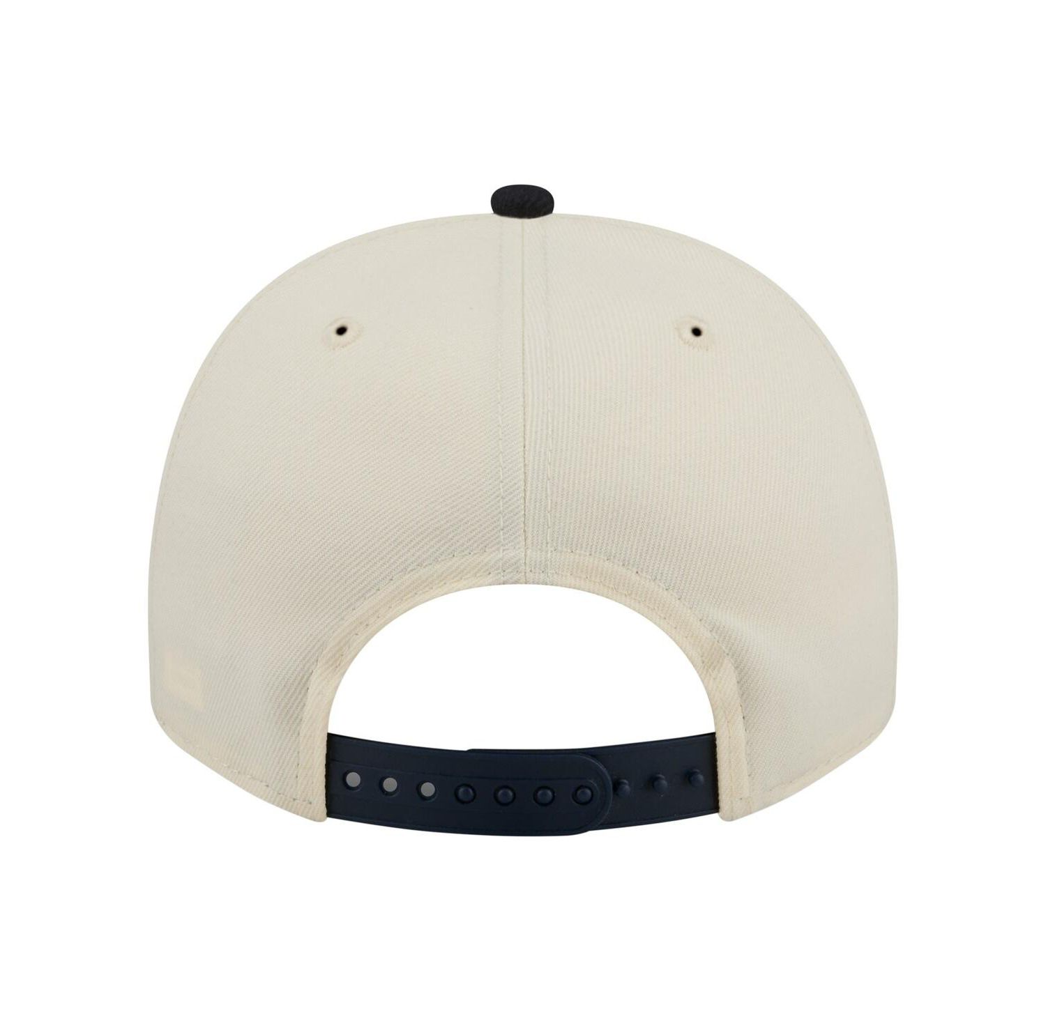 Men's Cream Atlanta Braves Throwback Tri-Hit A-Frame 9FIFTY Adjustable Hat