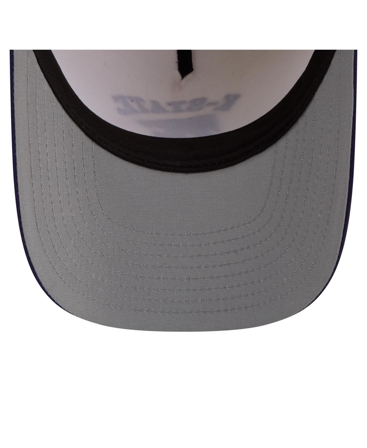 Мужская кепка New Era Cream/Purple Kansas State Wildcats Two-Tone Arched 9FIFTY Snapback Hat — фото 5