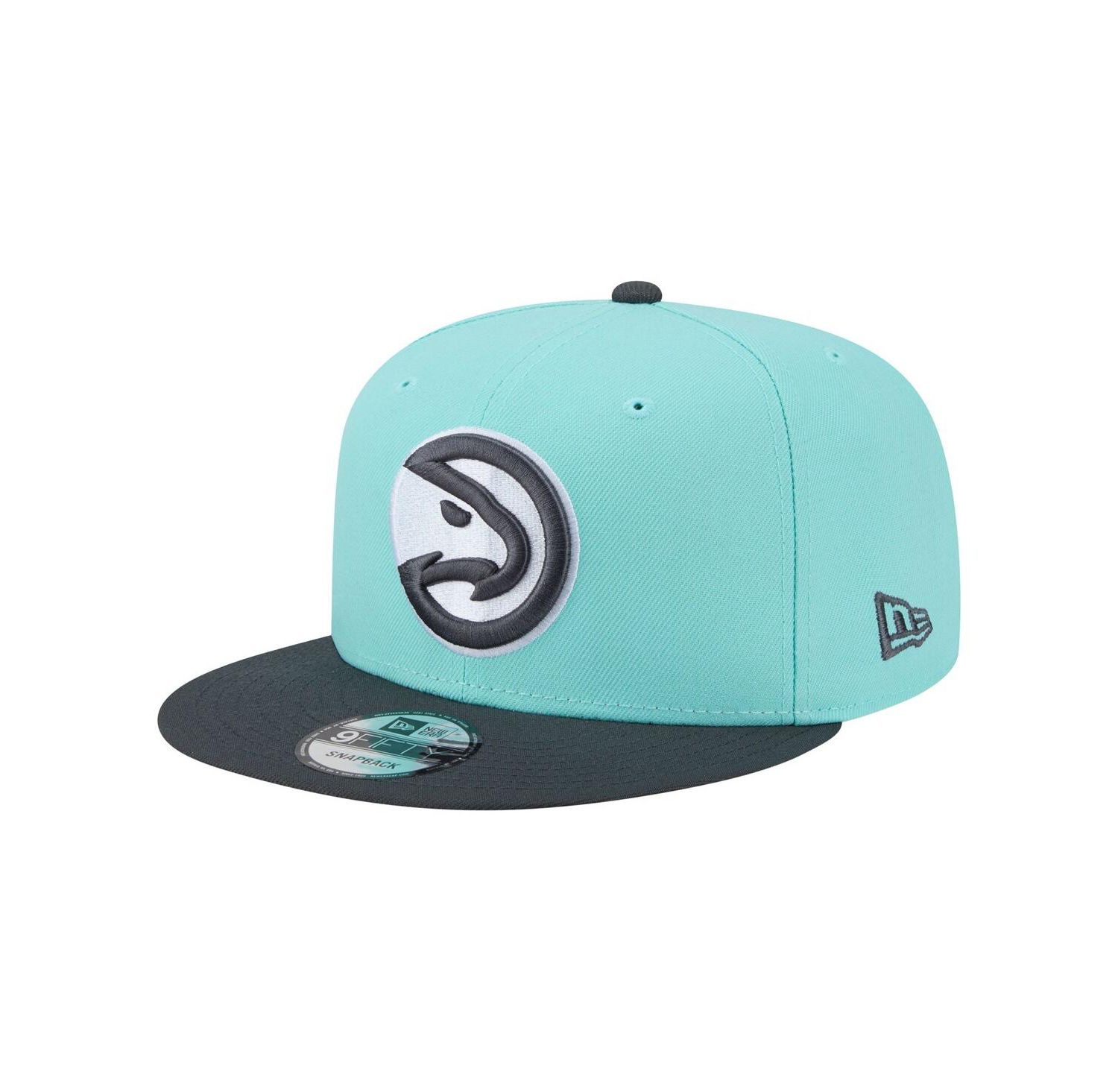 Men's Turquoise/Charcoal Atlanta Hawks Color Pack Two-Tone 9FIFTY Snapback Hat