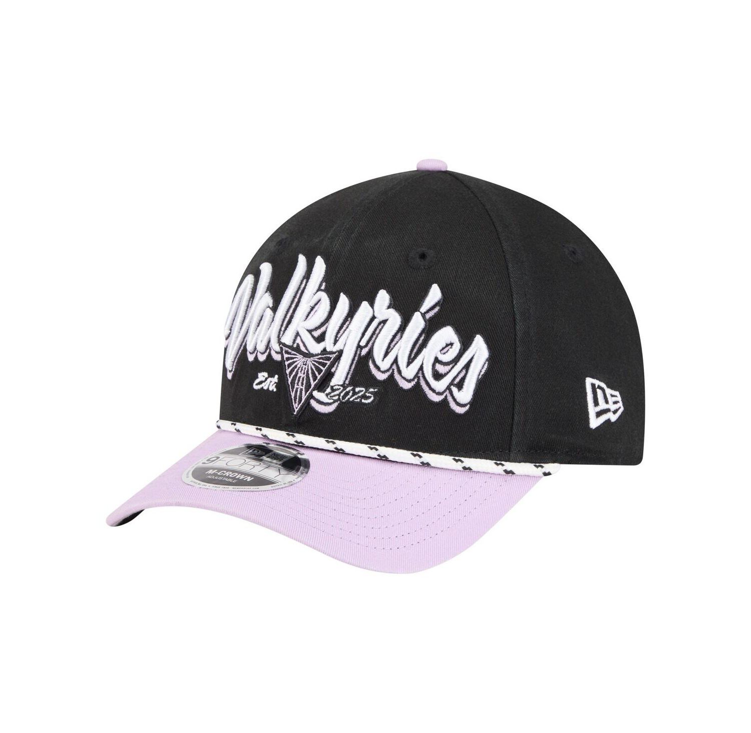 Men's and Women's Eclipse Black/Violet Golden State Valkyries Team Loyal Script Two-Tone M-Crown 9FORTY Adjustable Hat