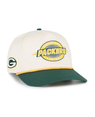 Men's Natural Green Bay Packers Frame Out Two Tone Hitch Adjustable Hat