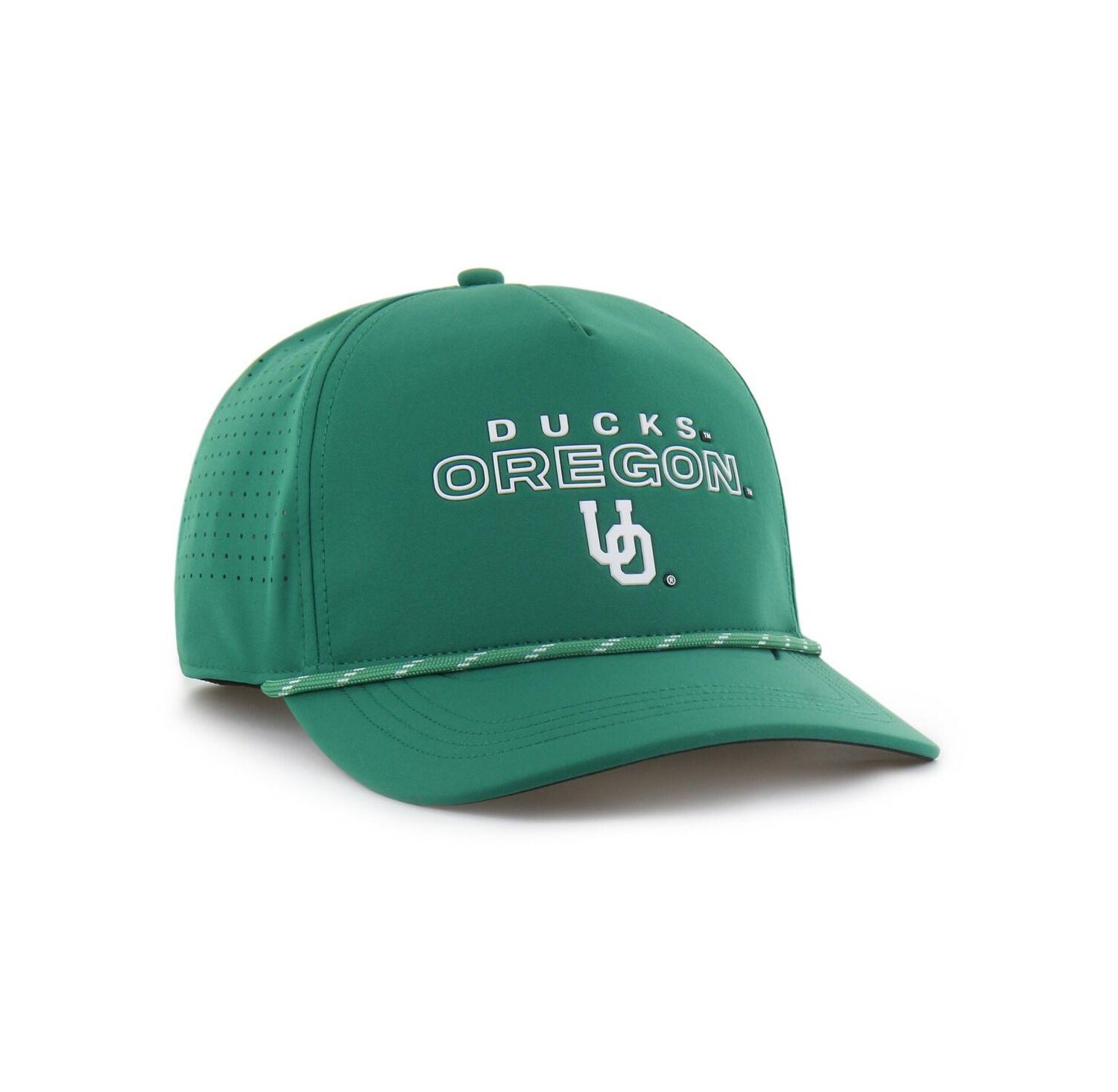 Men's Green Oregon Ducks Forward Vent Hitch Rope Adjustable Hat