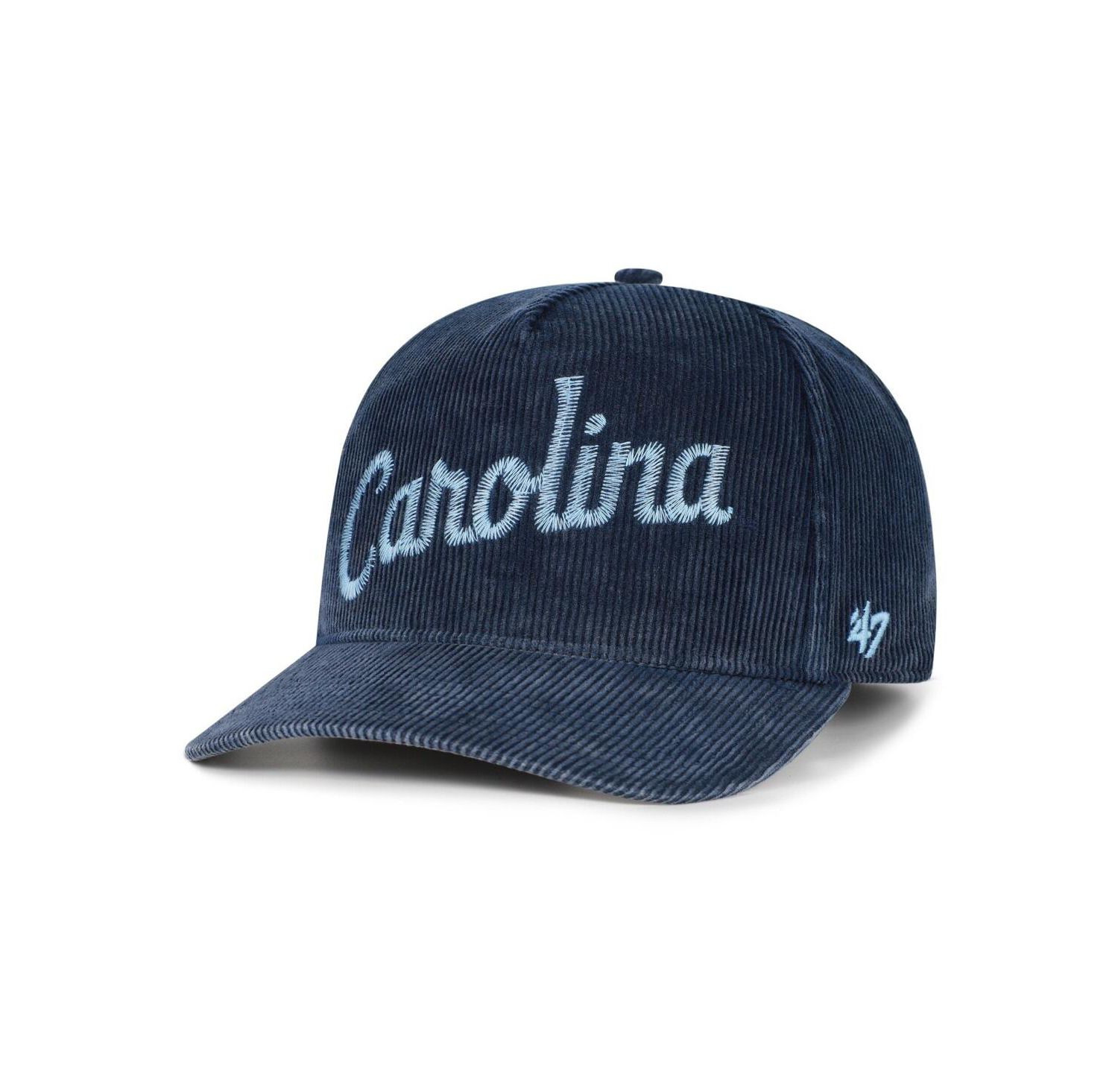 Men's Navy North Carolina Tar Heels Reclaim Snow Wash Corduroy Hitch Adjustable Hat