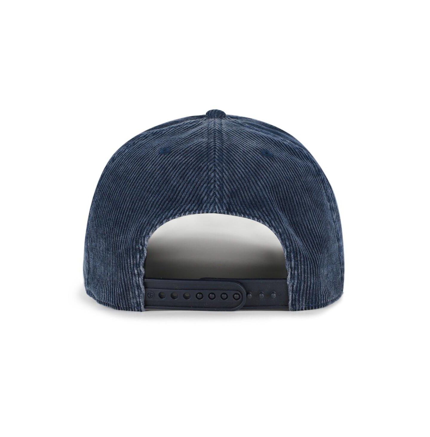 Мужская кепка '47 Brand Navy Auburn Tigers Reclaim Snow Wash Corduroy Hitch Adjustable Hat — фото 3
