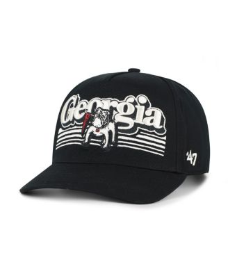 Men's Black Georgia Bulldogs Script Fade Hitch Adjustable Hat