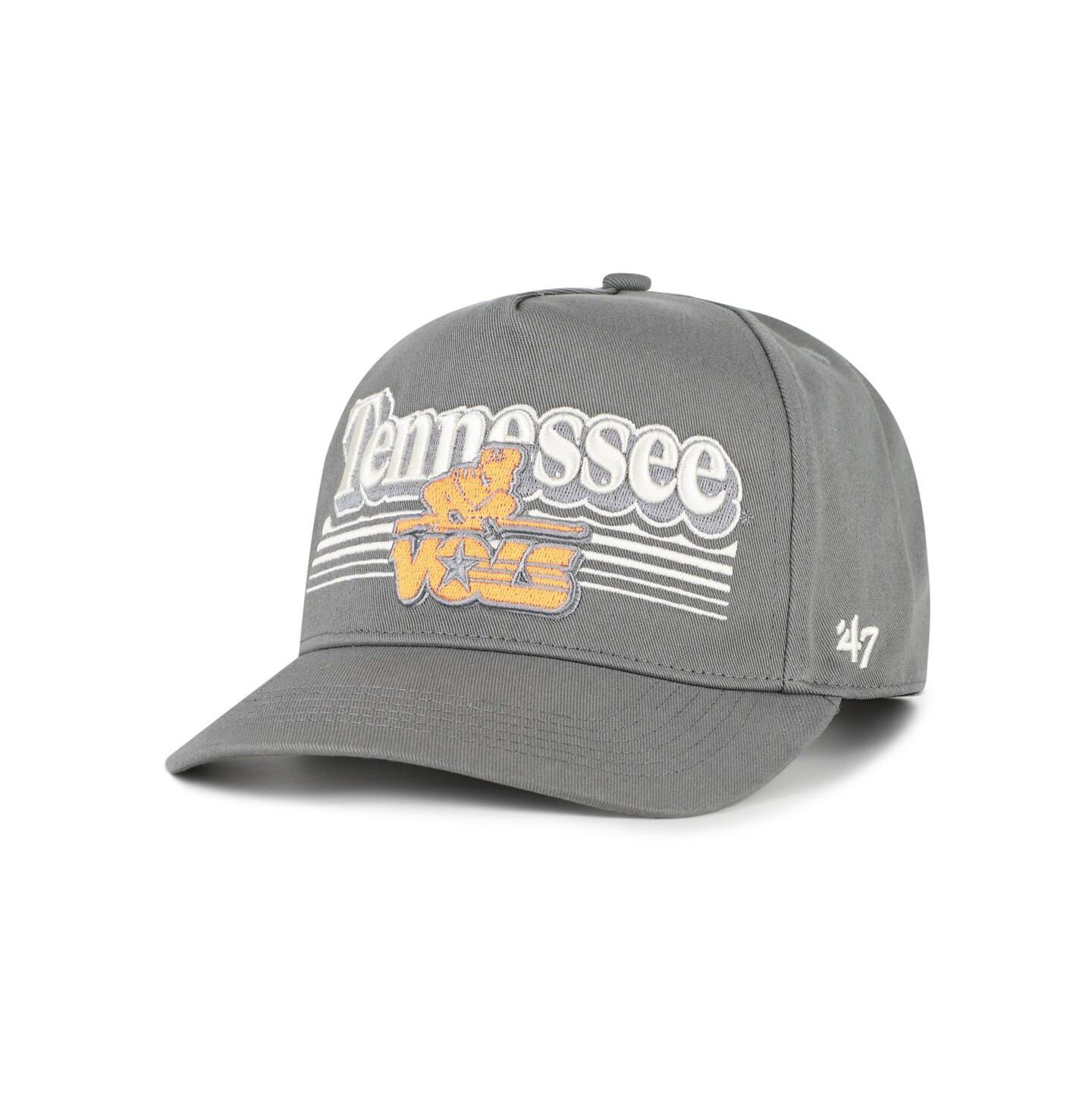 Мужская кепка '47 Brand Gray Tennessee Volunteers Script Fade Hitch Adjustable Hat — фото 1