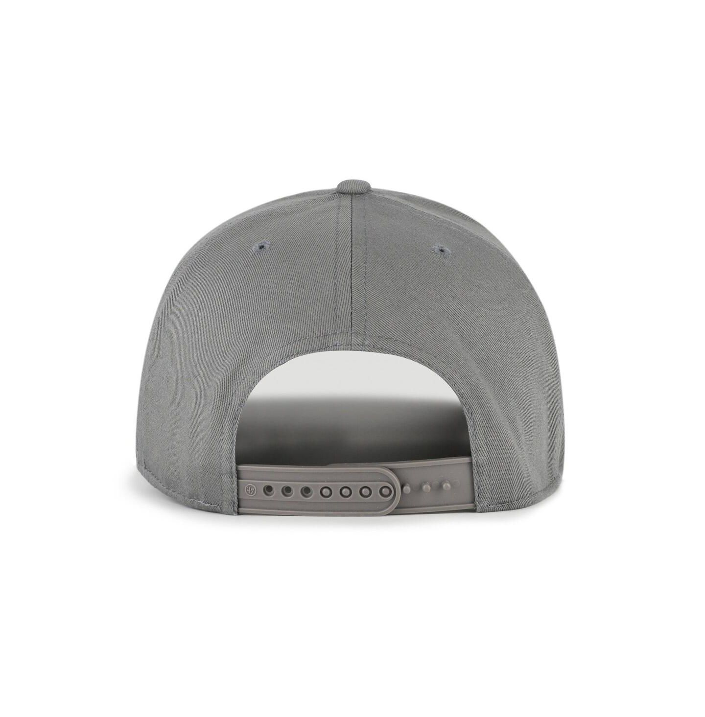 Мужская кепка '47 Brand Gray Wisconsin Badgers Script Fade Hitch Adjustable Hat — фото 3