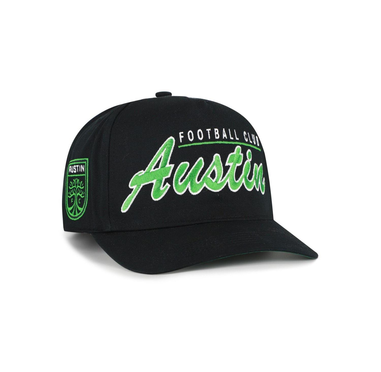Men's Black Austin FC Brushmark Hitch Adjustable Hat