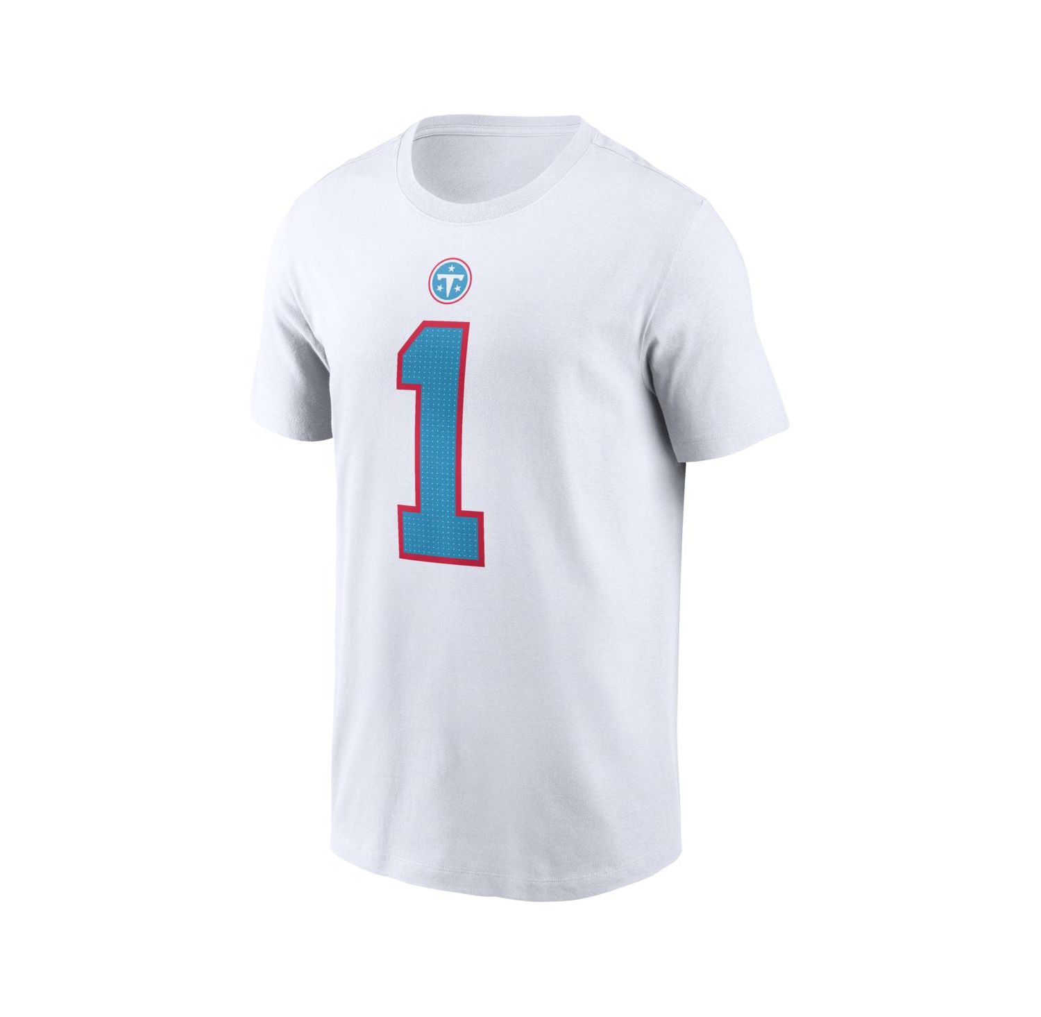 Men's Cameron Ward White Tennessee Titans Player Name & Number T-Shirt