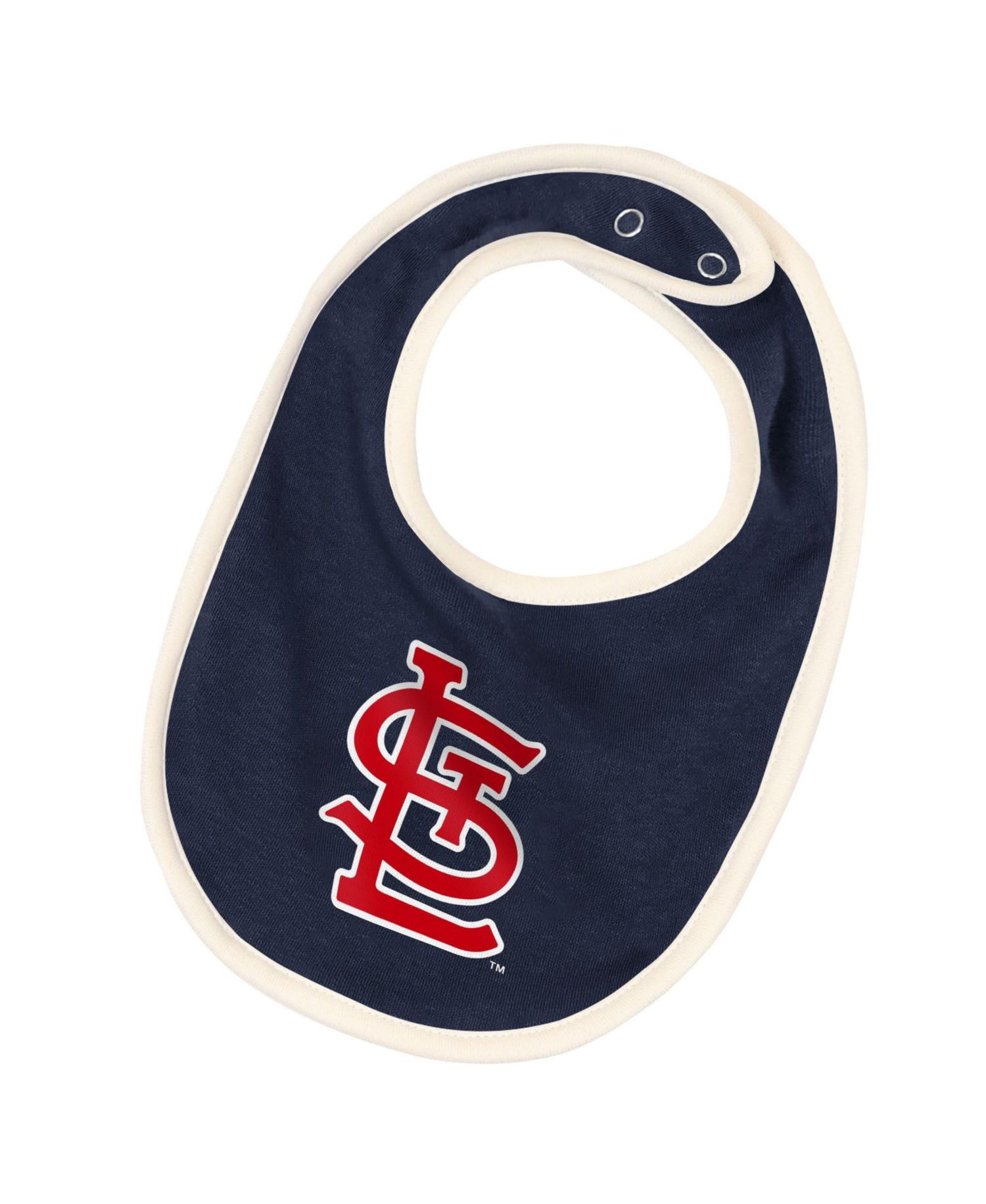 Baby Boys and Girls 3-Piece Navy St. Louis Cardinals Up One Bodysuit, Bib and Booties Set