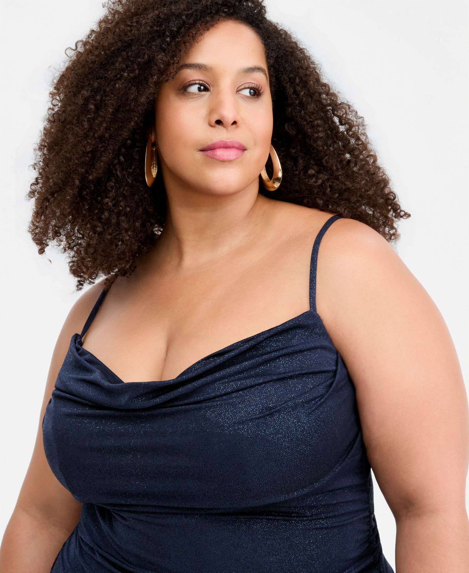 Trendy Plus Size Ruched Bodycon Midi Dress
