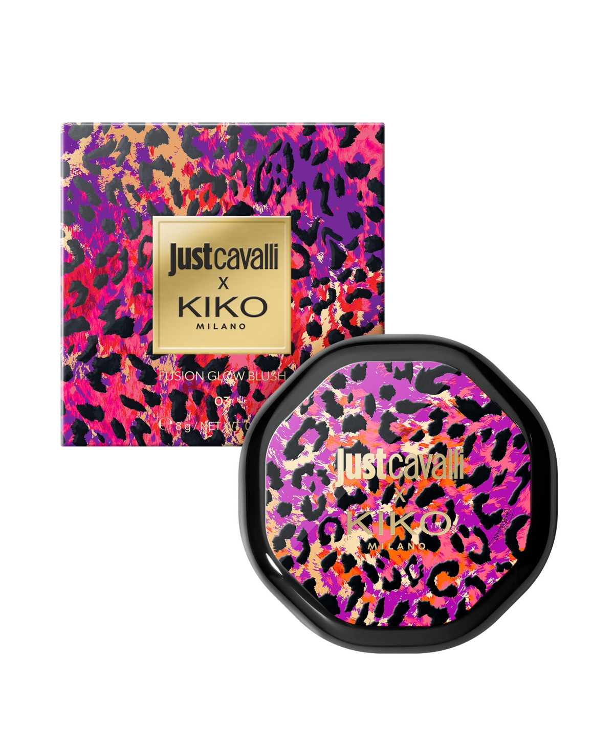 Kiko Milano X Just Cavalli Glow Fusion Blush, 0.28 oz.