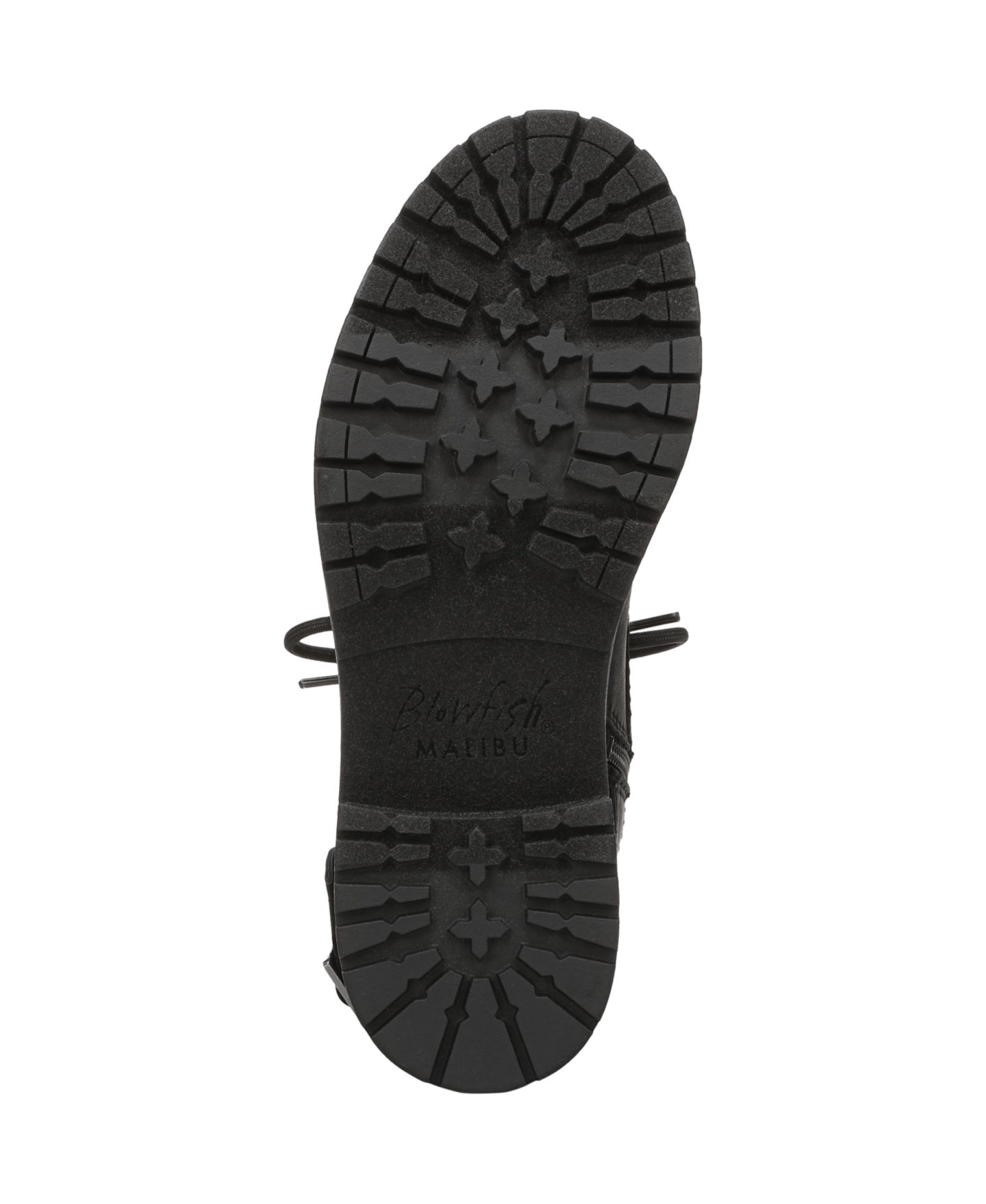 Женские ботинки Blowfish Malibu Astor Lace-Up Short Booties, цвет: Чёрная искусственная кожа — фото 5