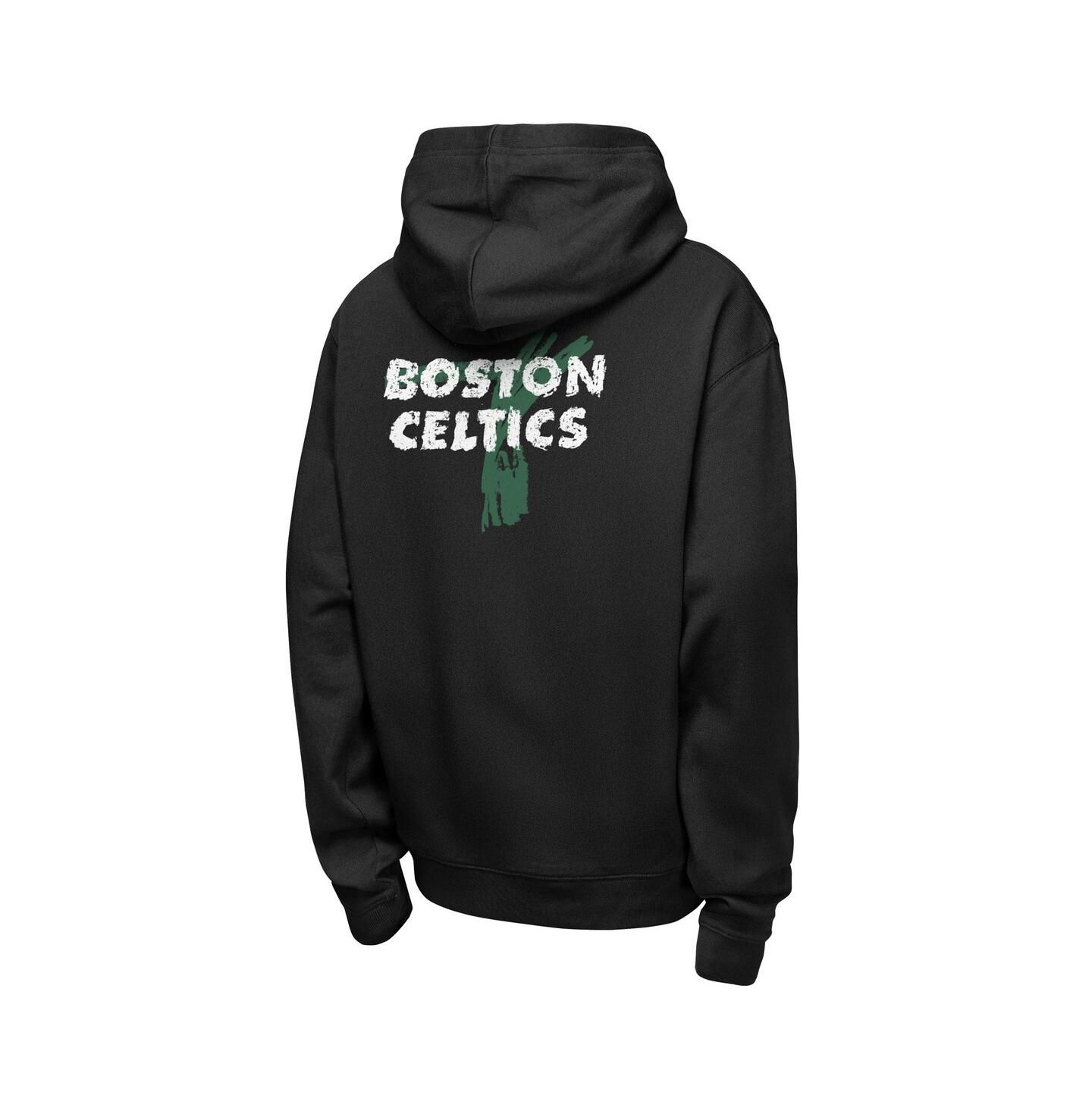Детское худи Nike Black Boston Celtics Courtside Club Premiere — фото 3