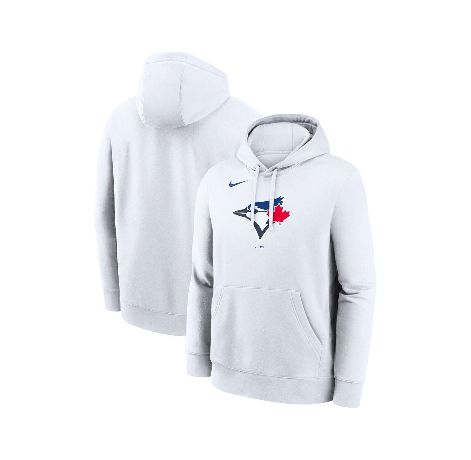 Men's White Toronto Blue Jays Logo Club Hoodie