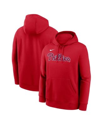 Men's Red Philadelphia Phillies Dri-Fit Club Hoodie