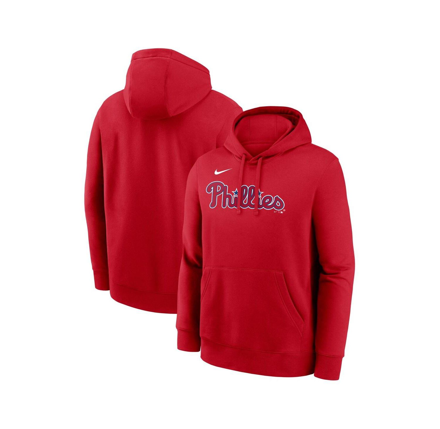 Men's Red Philadelphia Phillies Dri-Fit Club Hoodie