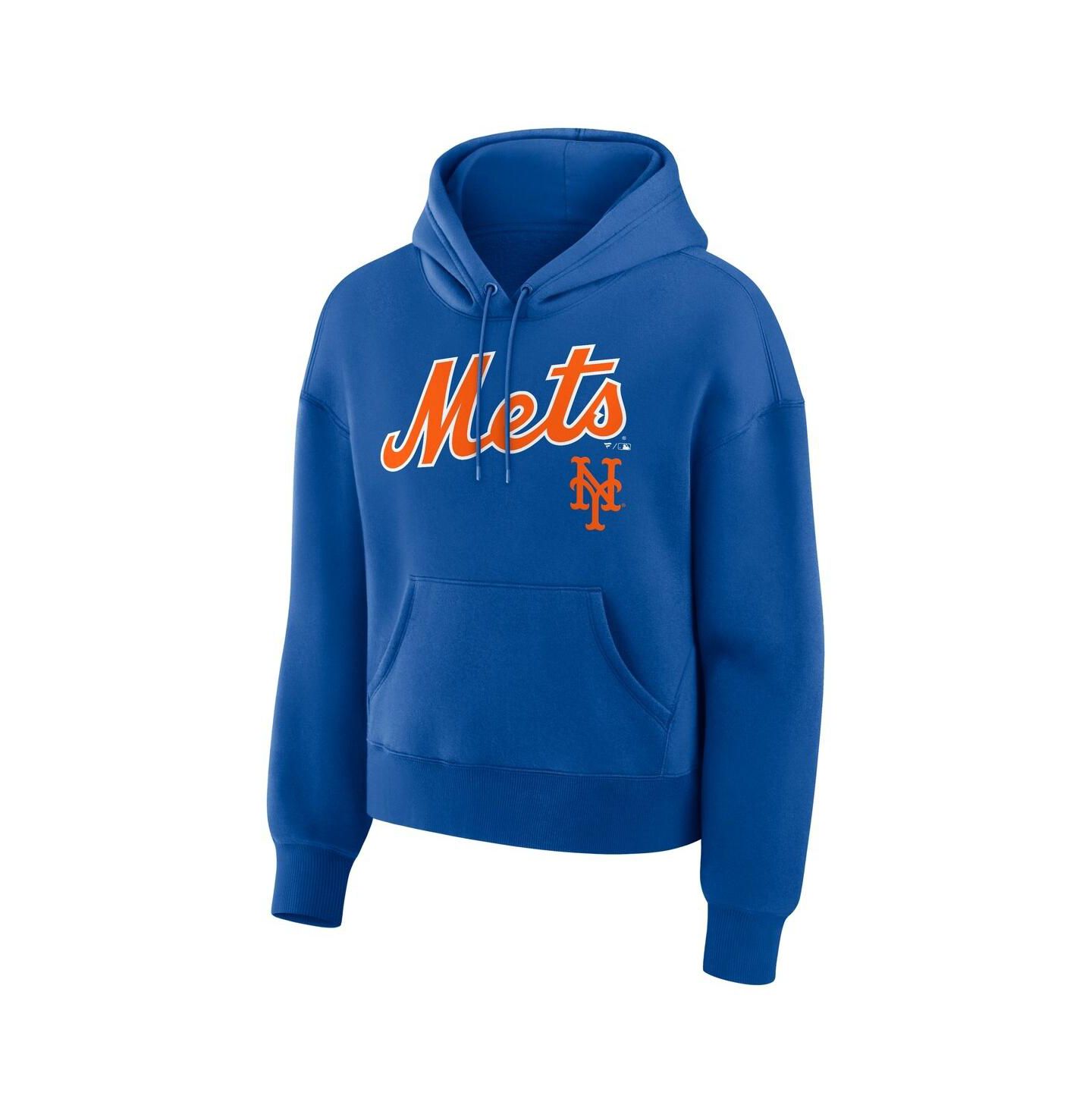 Женское худи Fanatics Royal New York Mets Lockup Legacy Fleece — фото 2
