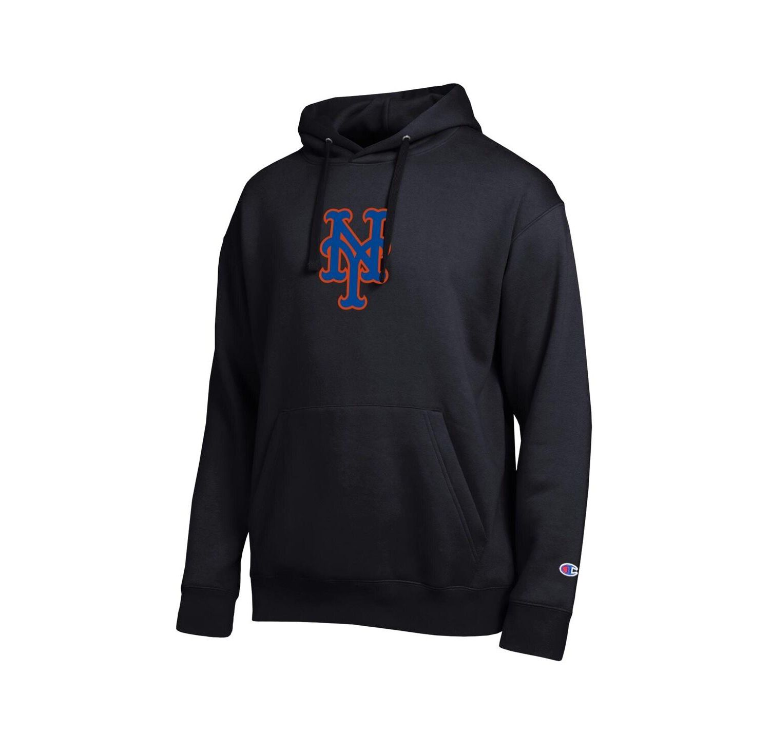 Men's Black New York Mets All Star Embroidered Logo Hoodie