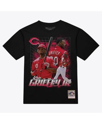 Men's Ken Griffey Jr. Black Cincinnati Reds Legendary Collage Player T-Shirt